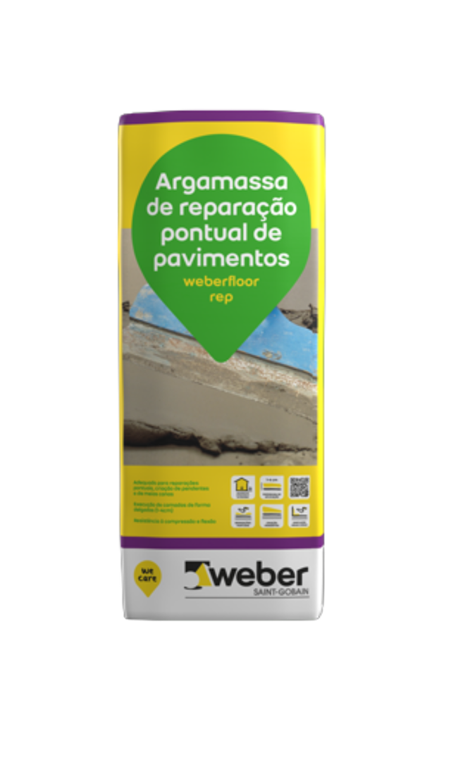 Argamassa de reparação de pavimento WEBERFLOOR REP