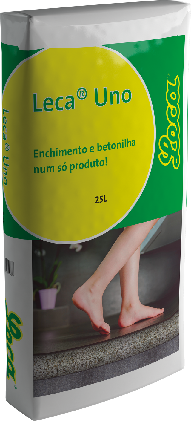 Betão leve para enchimento e regularização LECA UNO 25L