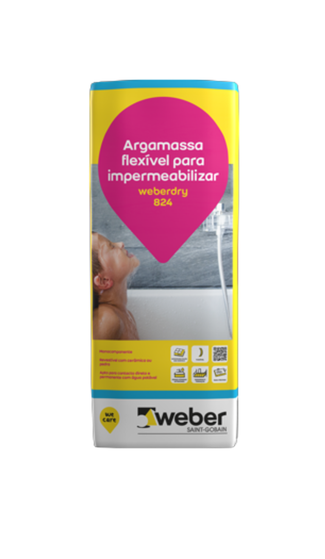 Argamassa de impermeabilização WEBERDRY 824 20KG