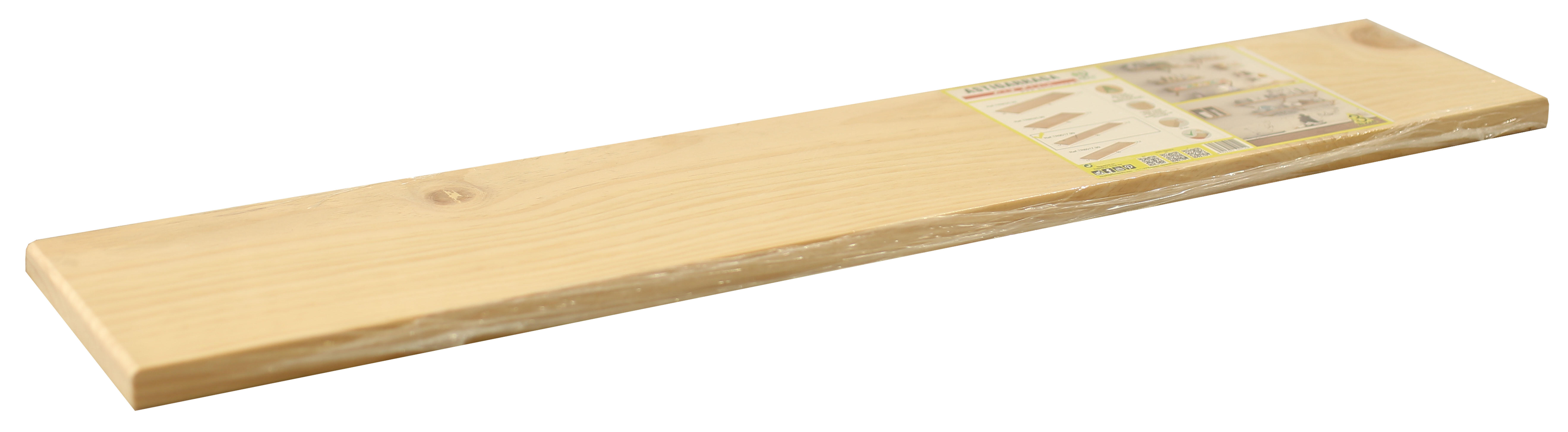 Prateleira de madeira NATURAL 90X17CM 20MM - 4
