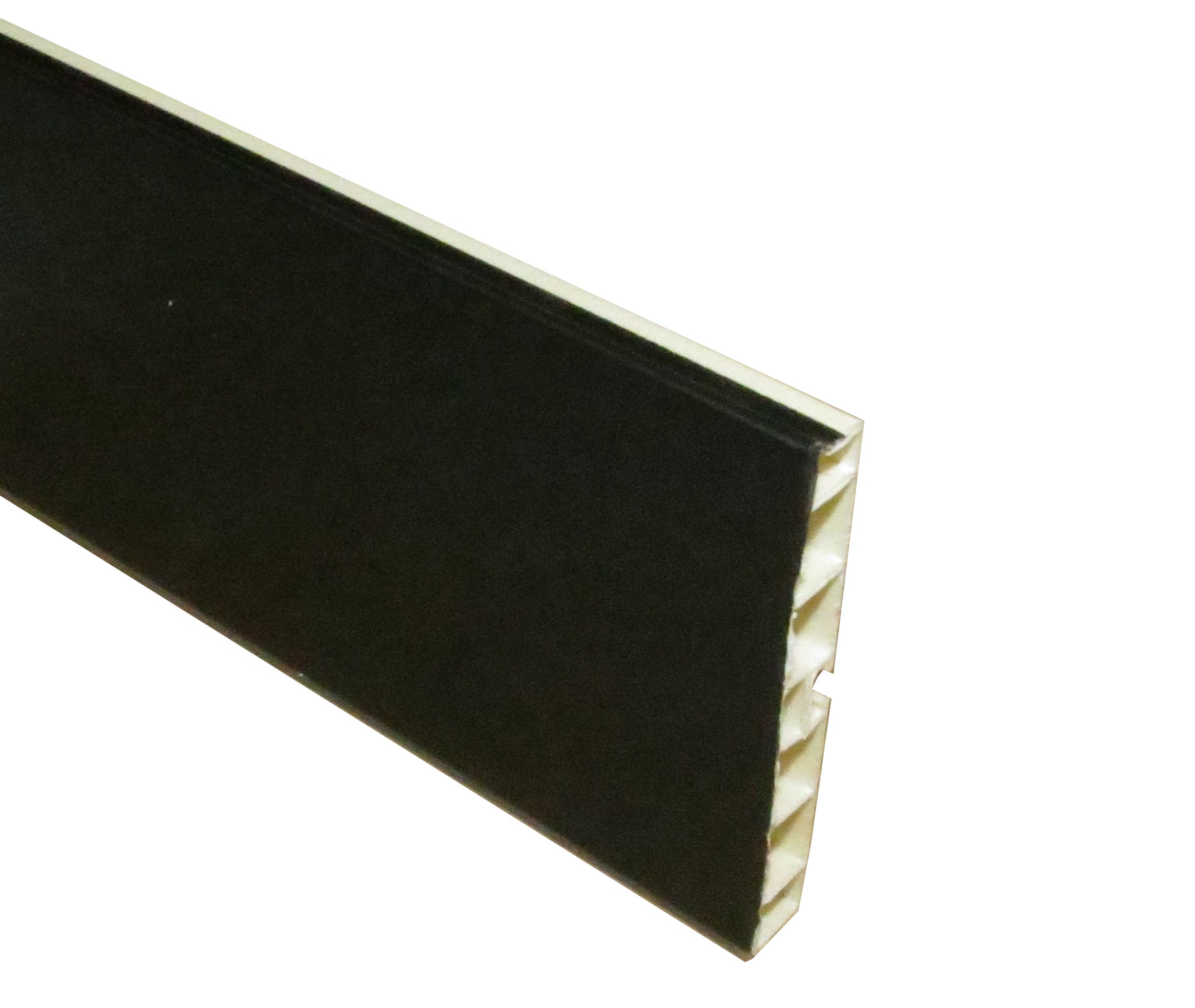 Rodapé plástico INTERFER 9.6X400CM PRETO MATE - 2