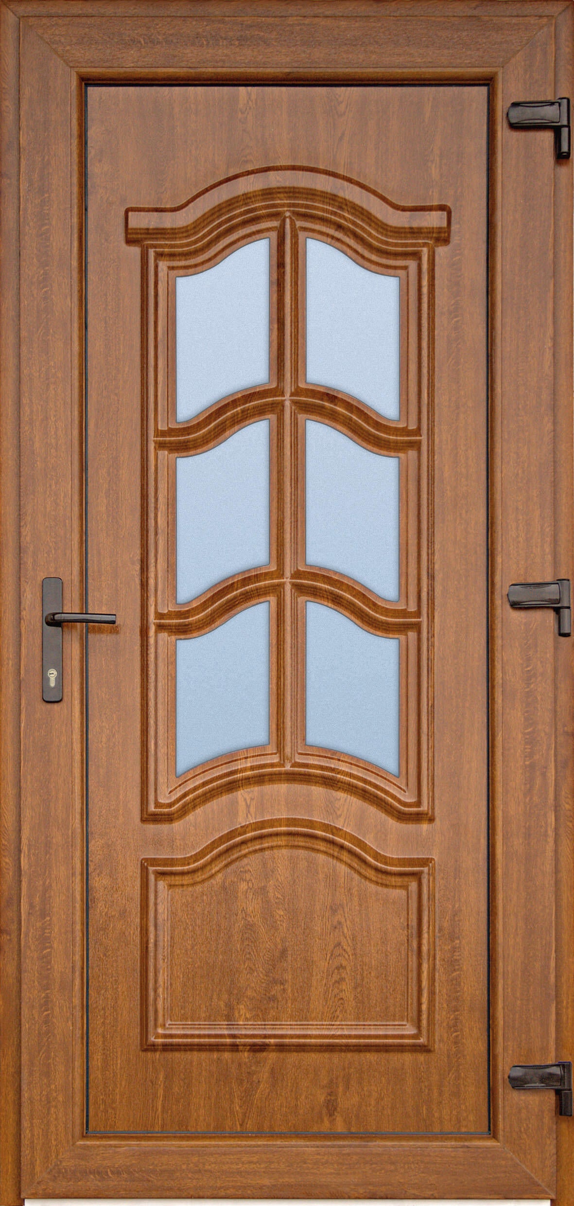 Porta de entrada de PVC KORKIZA 98X208CM CARVALHO ESQUERDA - 2