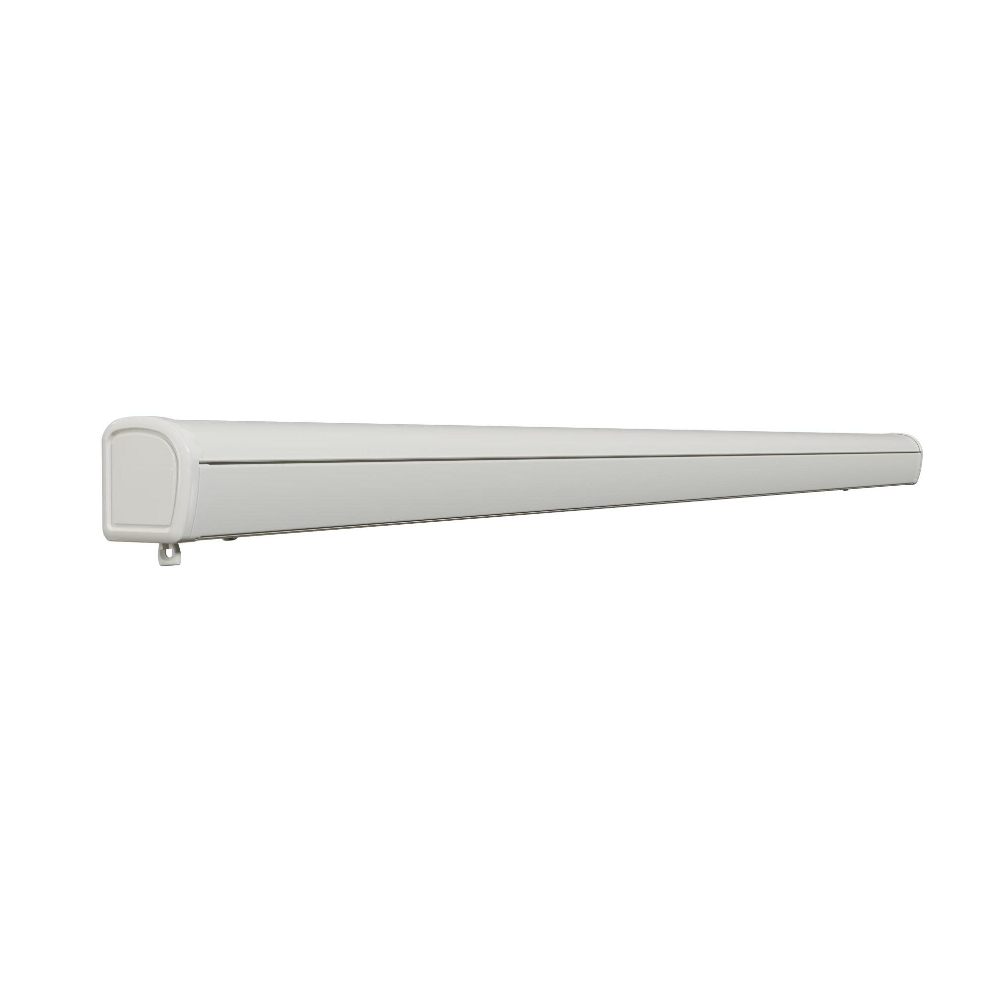 Toldo motorizado semi-caixa branco 3.95x3 m liso taupe Naterial Zefir - 19