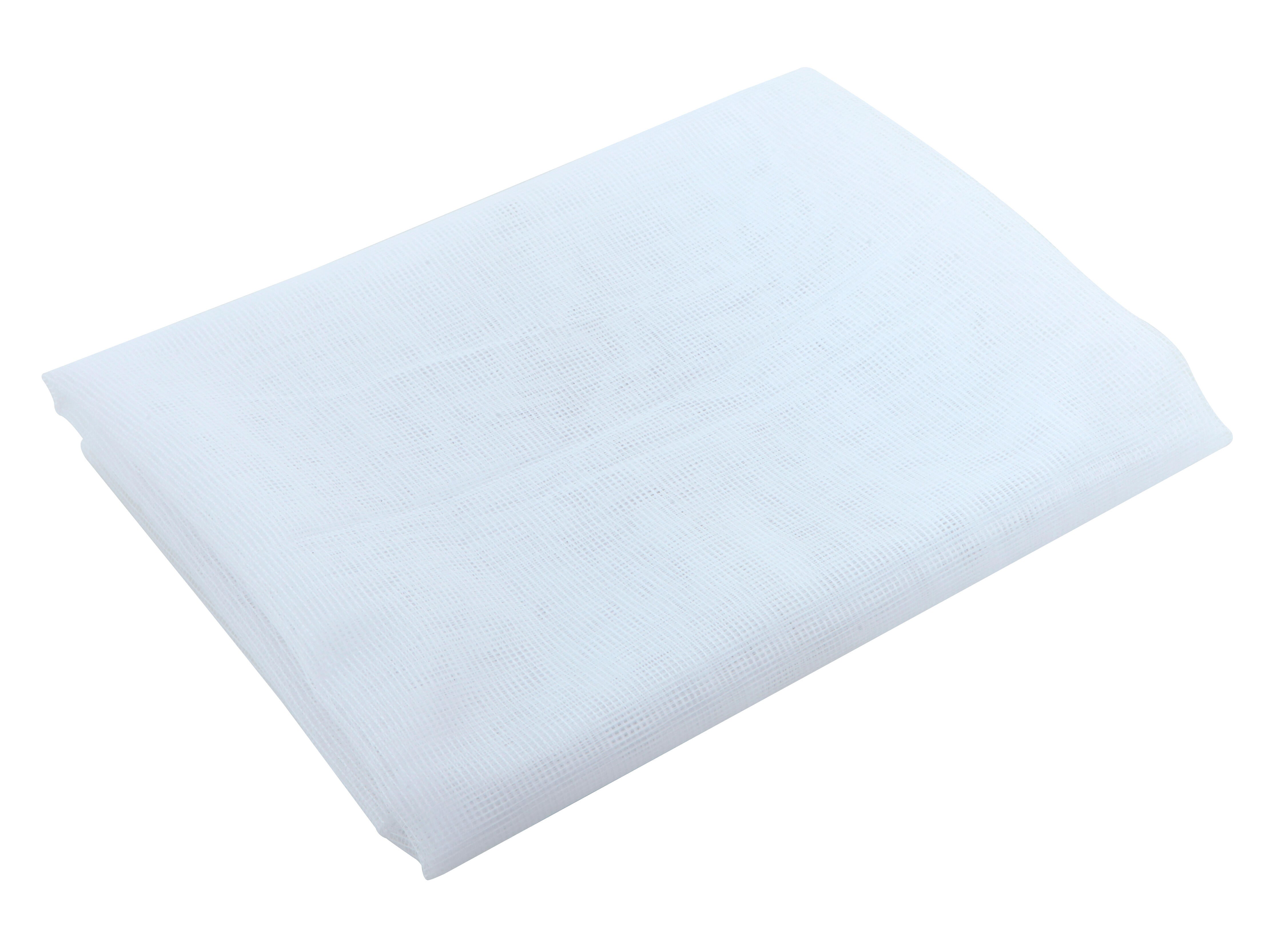 Tela de mosquitera poliester blanco adhesiva 150x180cm recortable blanca para ventana - 6