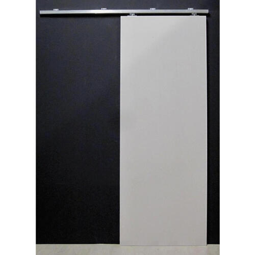 Kit porta de correr PRÉ-PINTADA COM GUIA 90X200CM - 2