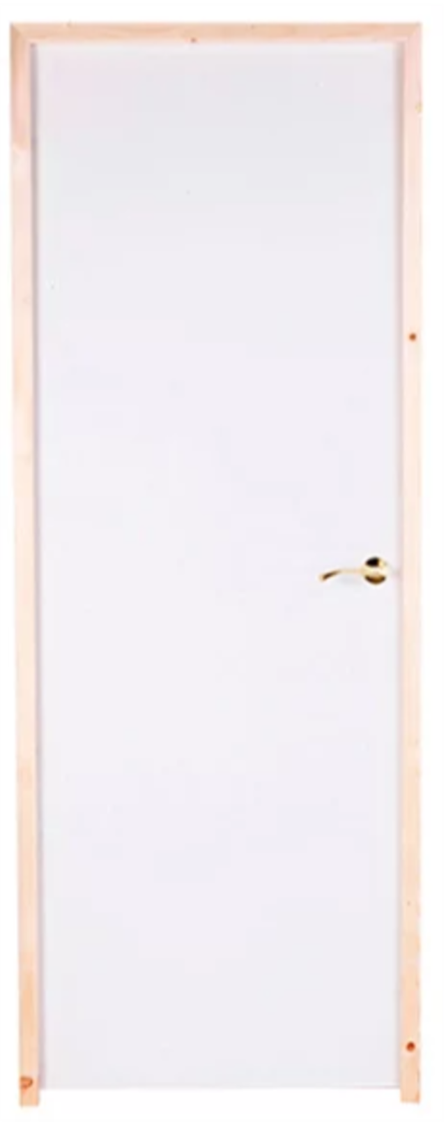 Bloco de porta interior PRÉ-PINTADA LISA 62.5X203CM ESQUERDA