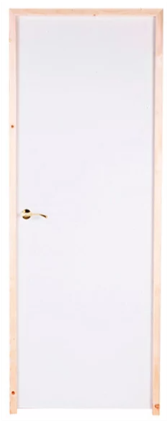 Bloco de porta interior PRÉ-PINTADA LISA 62.5X203CM DIREITA
