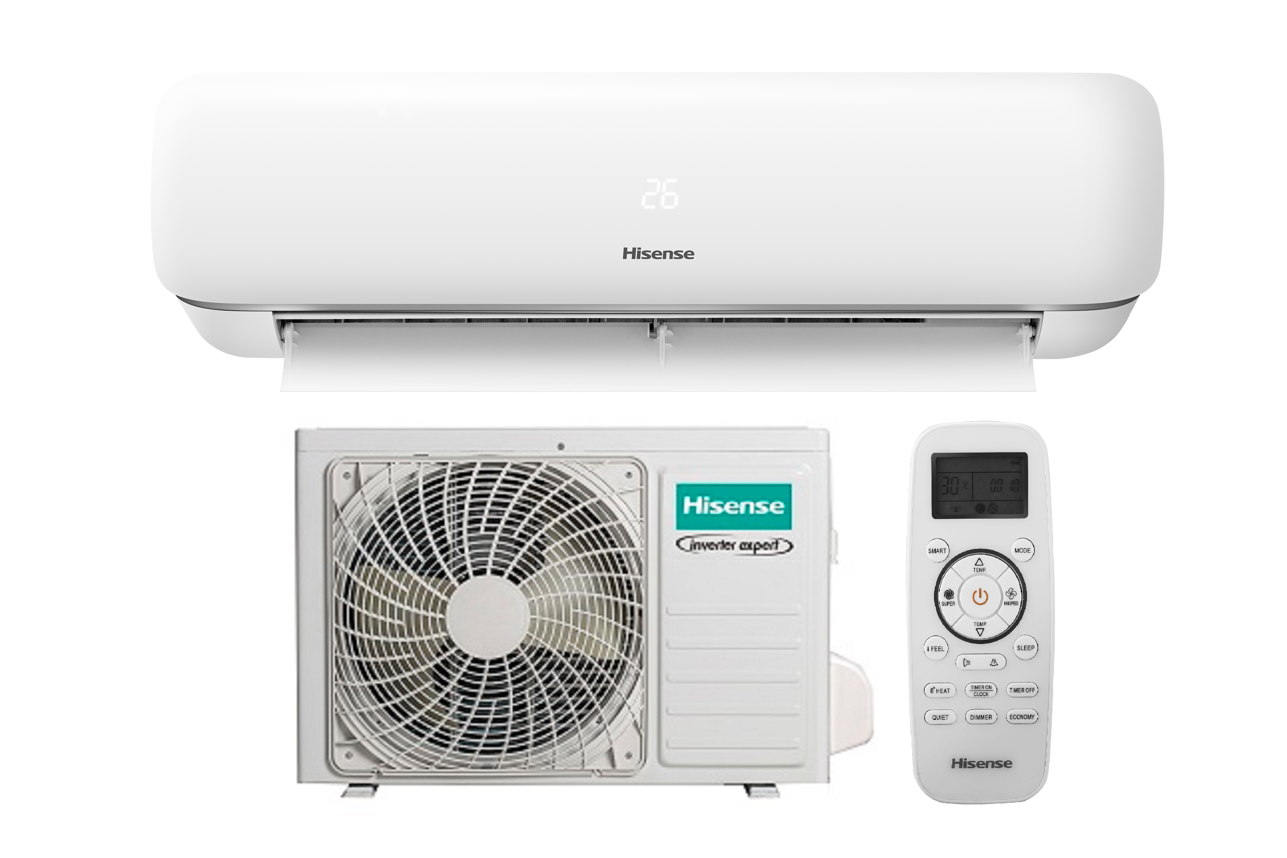 Ar condicionado fixo (1x1) HISENSE KC35YR03 WIFI 12000 BTU - 9