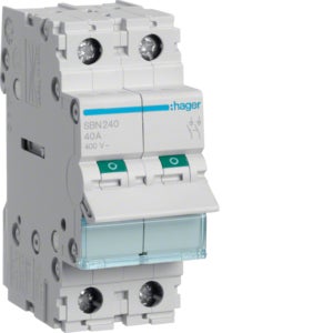 Interruptor 2P HAGER 40A - 2