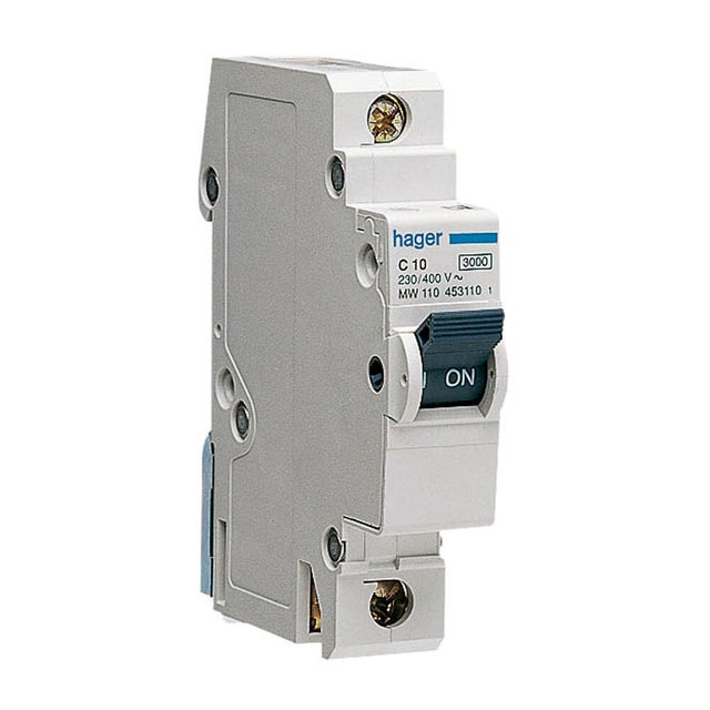 Disjuntor 1p 3ka c hager 10a