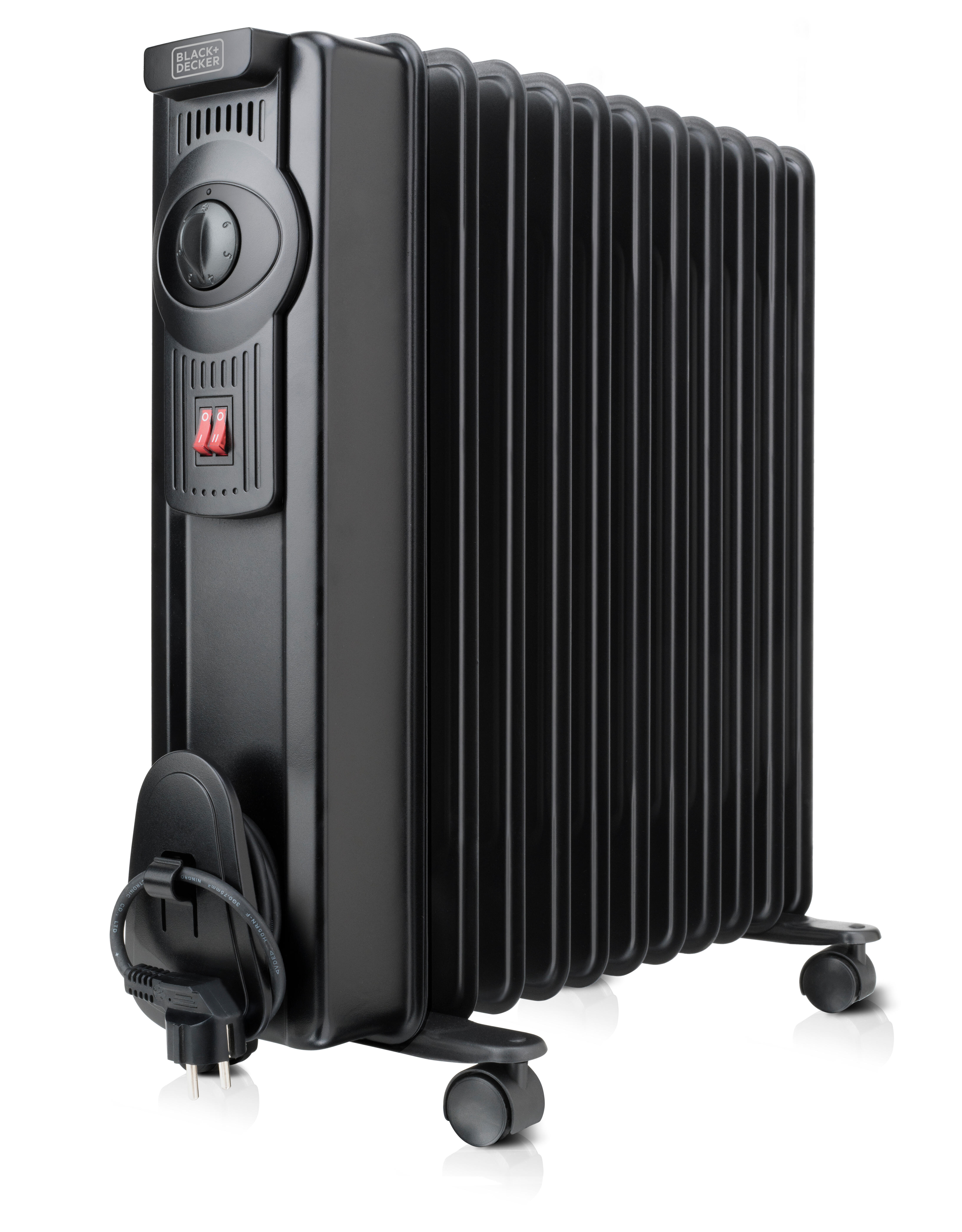 Electrodomesticos Taurus Radiador Aceite 1500W 10 Elementos Black+Decker - Imagen 2