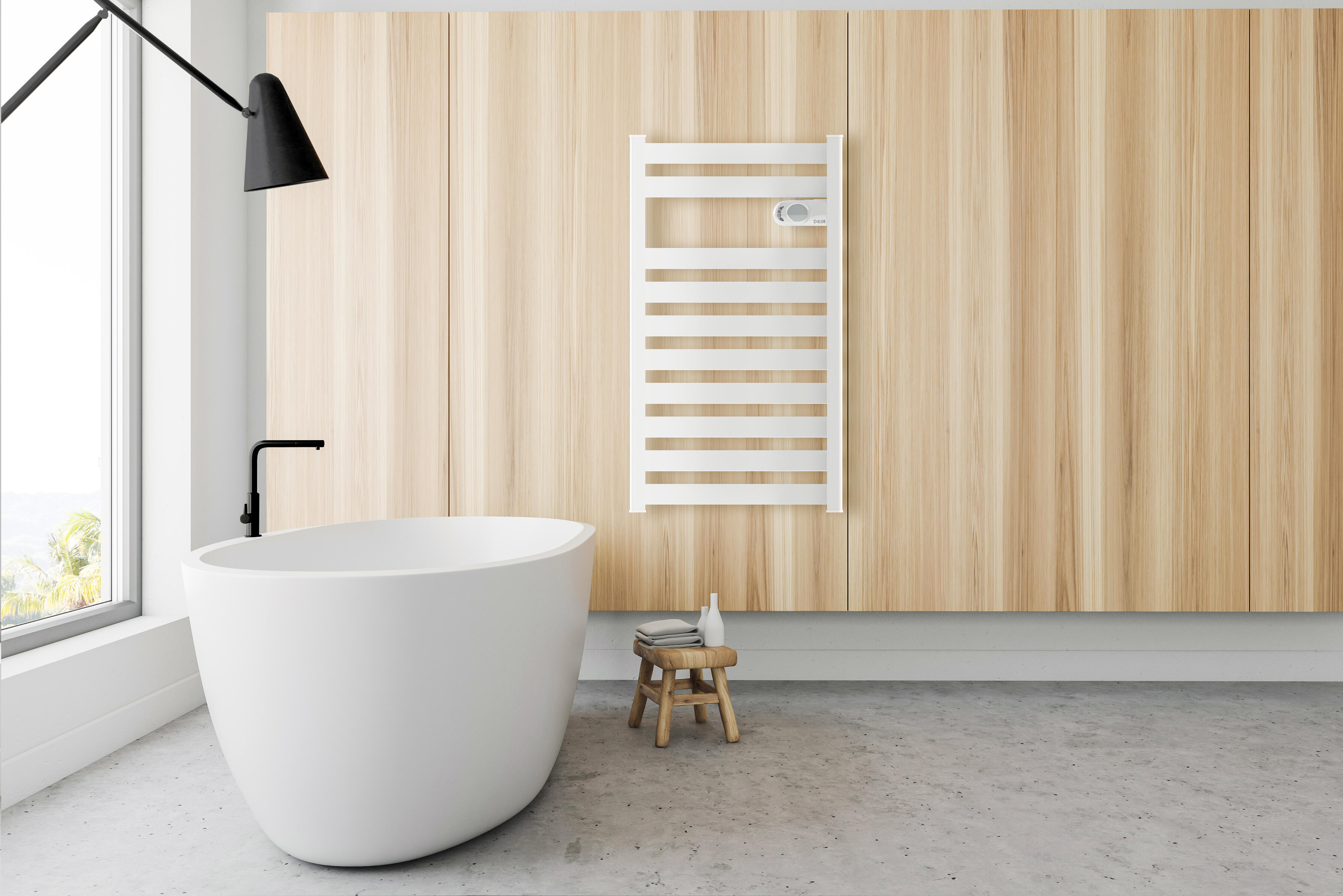 Toalheiro elétrico HJM ZINNIA 750W BRANCO - 8