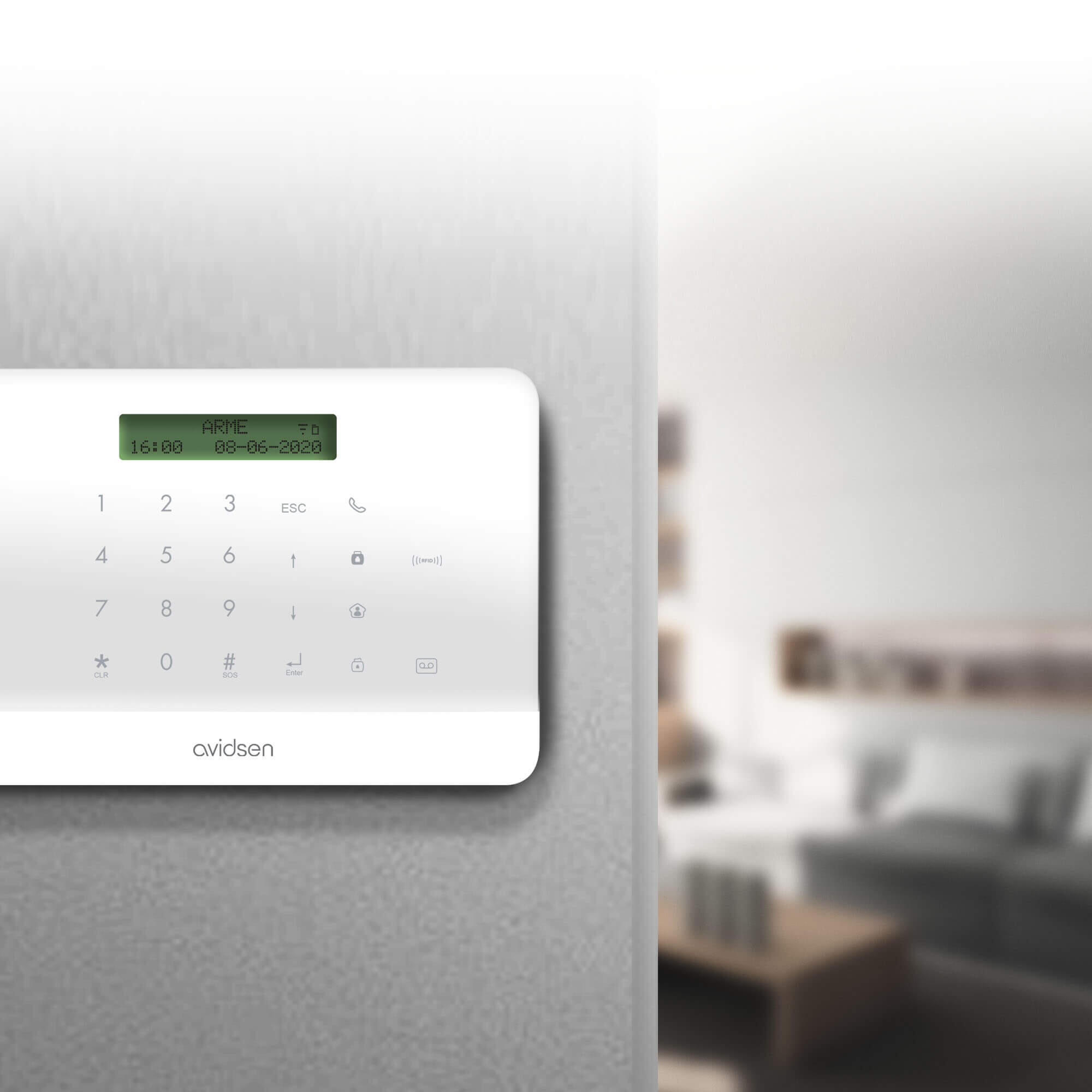Sistema alarme AVIDSEN SKYDA COM GSM E WIFI - 6