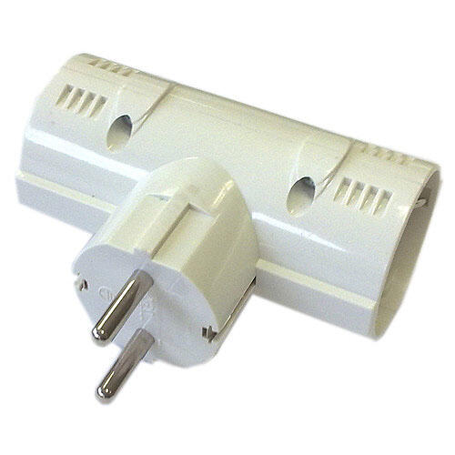 Ficha dupla frontal branco Fontini - 3