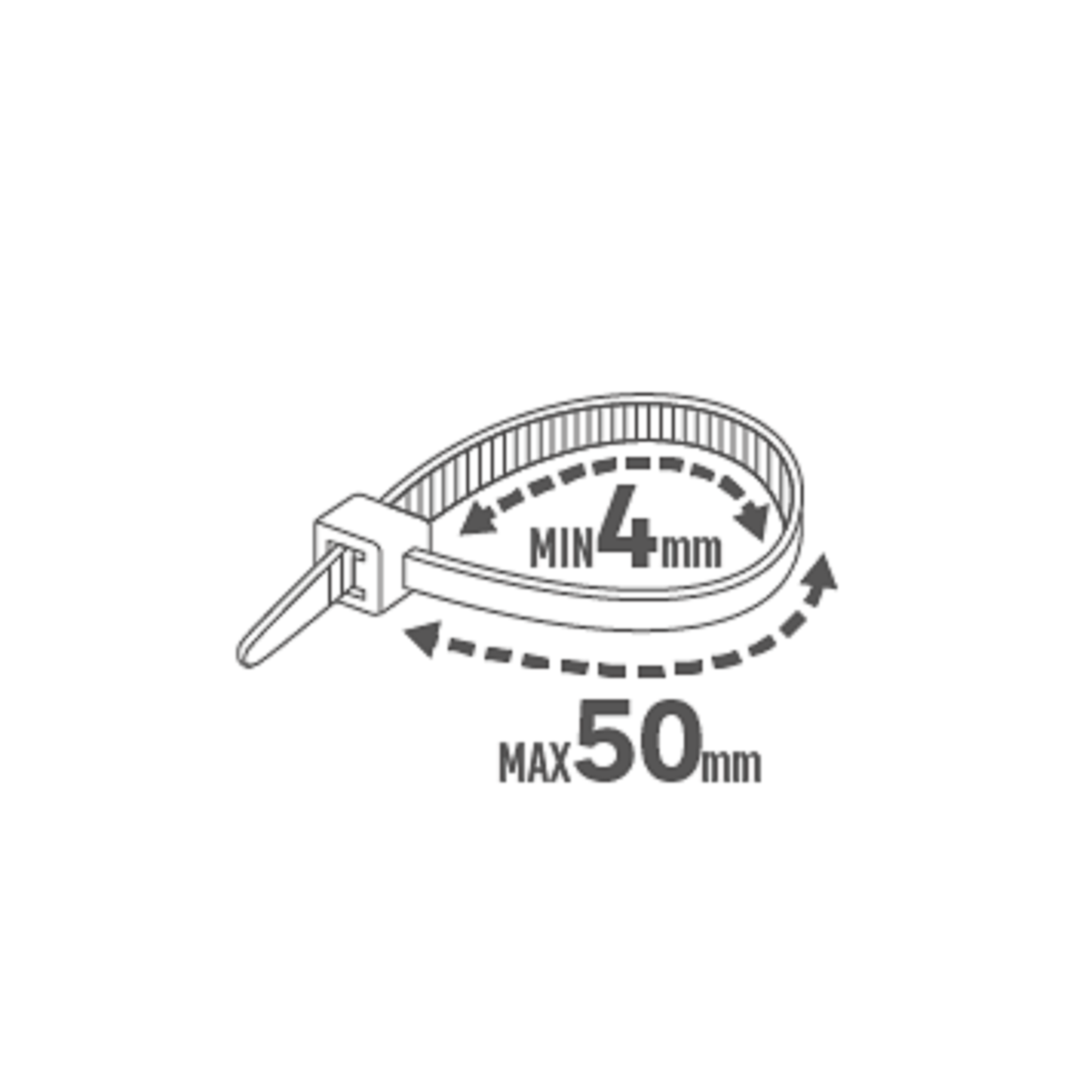 100 abraçadeiras LEXMAN 7.5MM X 200MM PRETAS - 5