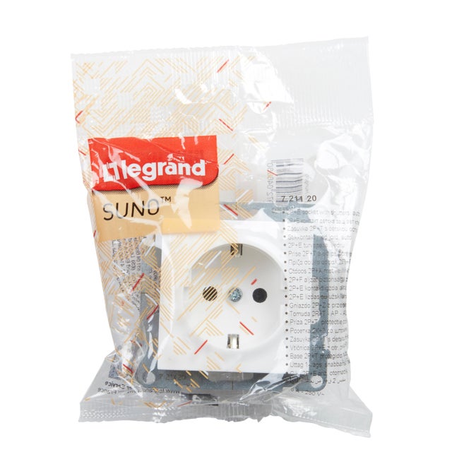 Tomada 2P+T  16 A -230 V LEGRAND SUNO BRANCO