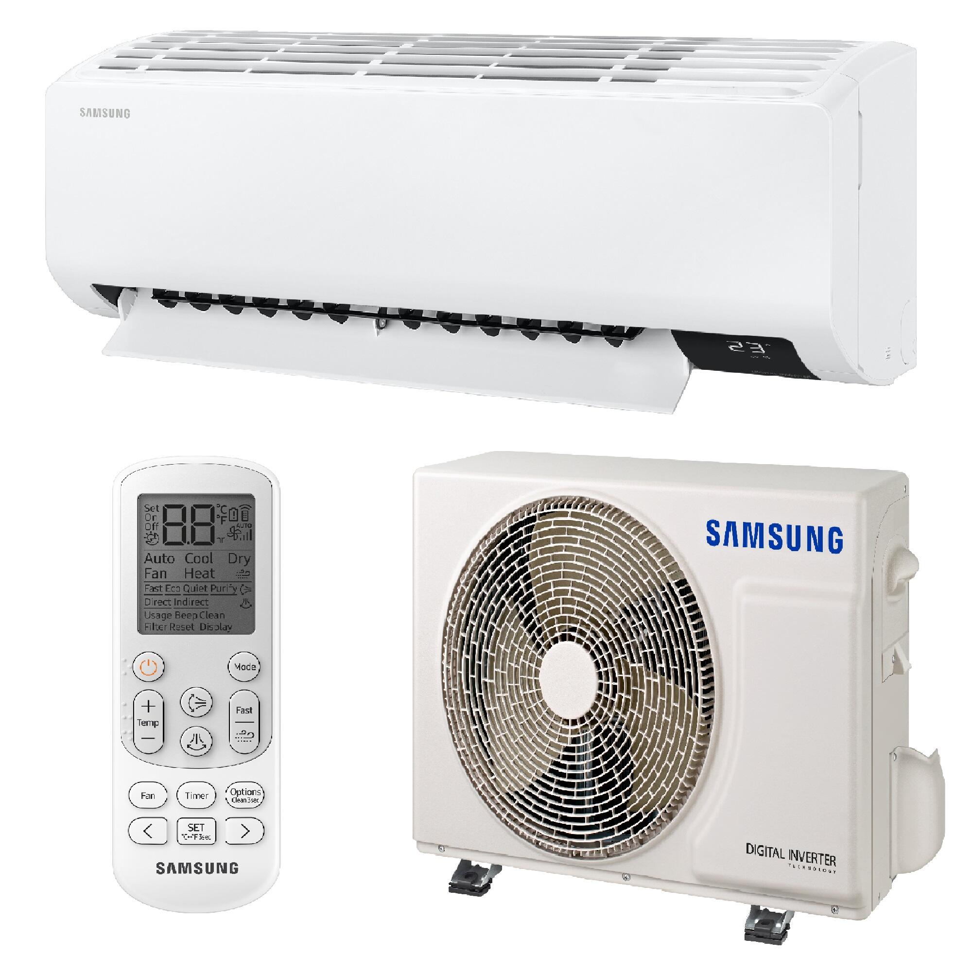 Unità esterna condizionatore SAMSUNG monosplit 12.000 BTU 3.5 KW R32 A++ serie LUZON - 2