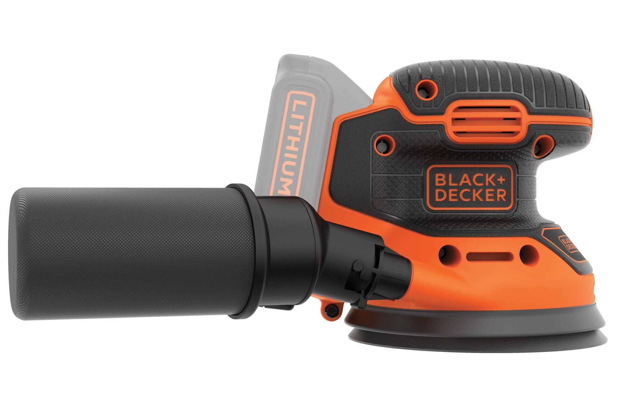 Lijadora excéntrica sin cable BLACK + DECKER de 18V 125mm - 5