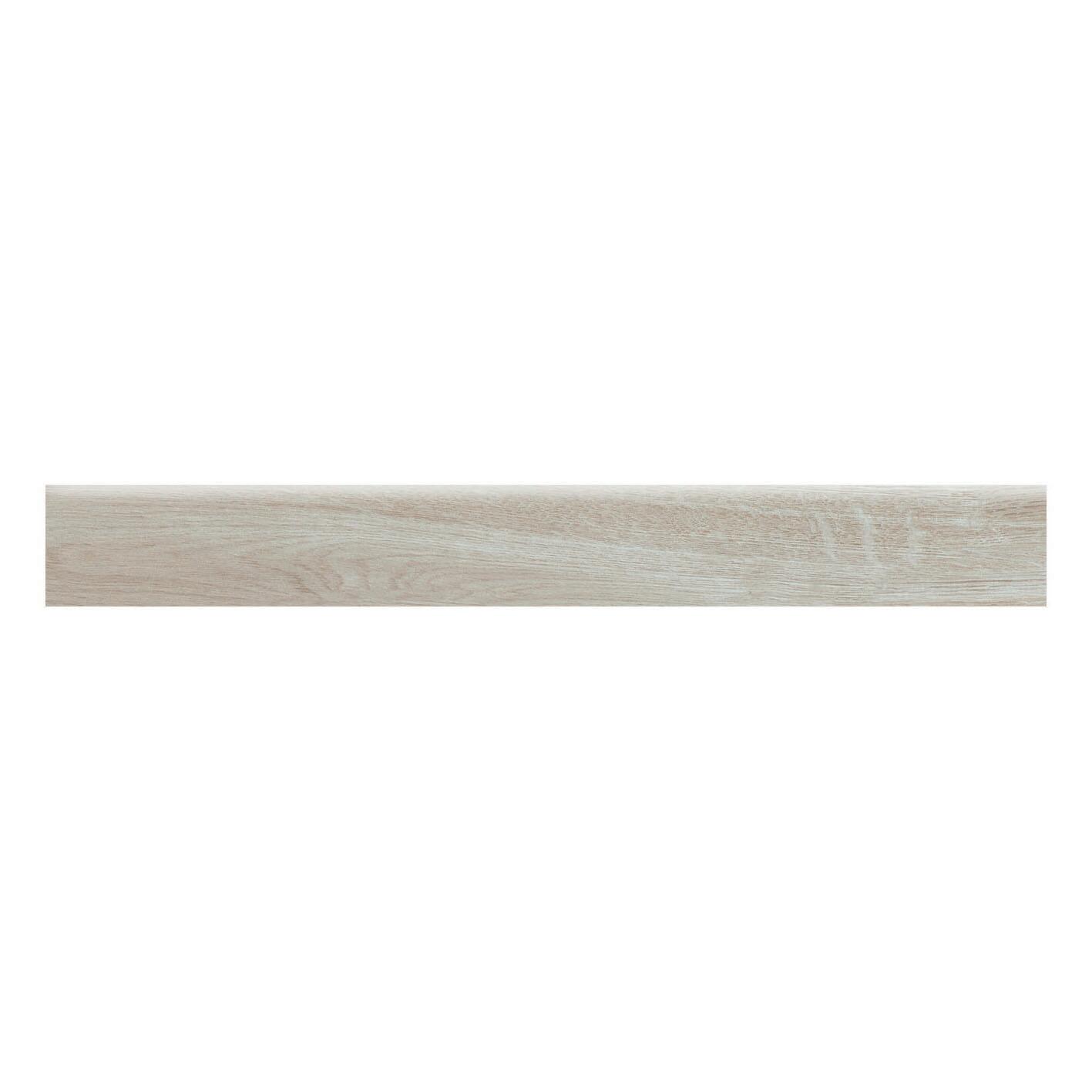 Piastrella battiscopa Terk in gres naturale bianco opaco L 123 x H 7.5 cm x Sp 8 mm - 3
