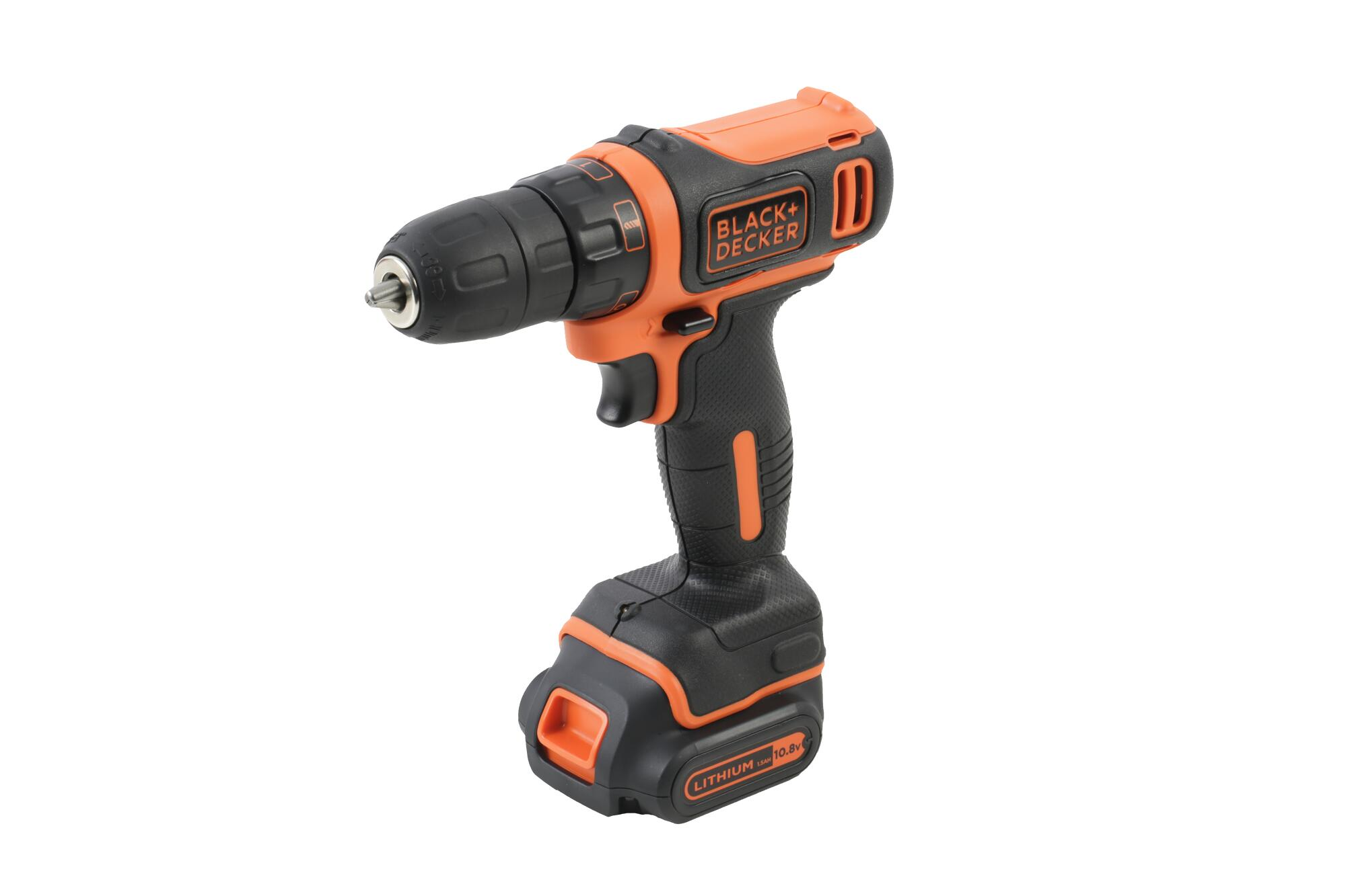 Avvitatore a batteria BLACK + DECKER BDCDD12KB-QW 10.8V 1.5Ah, 2 batterie + valigetta in plastica - 9