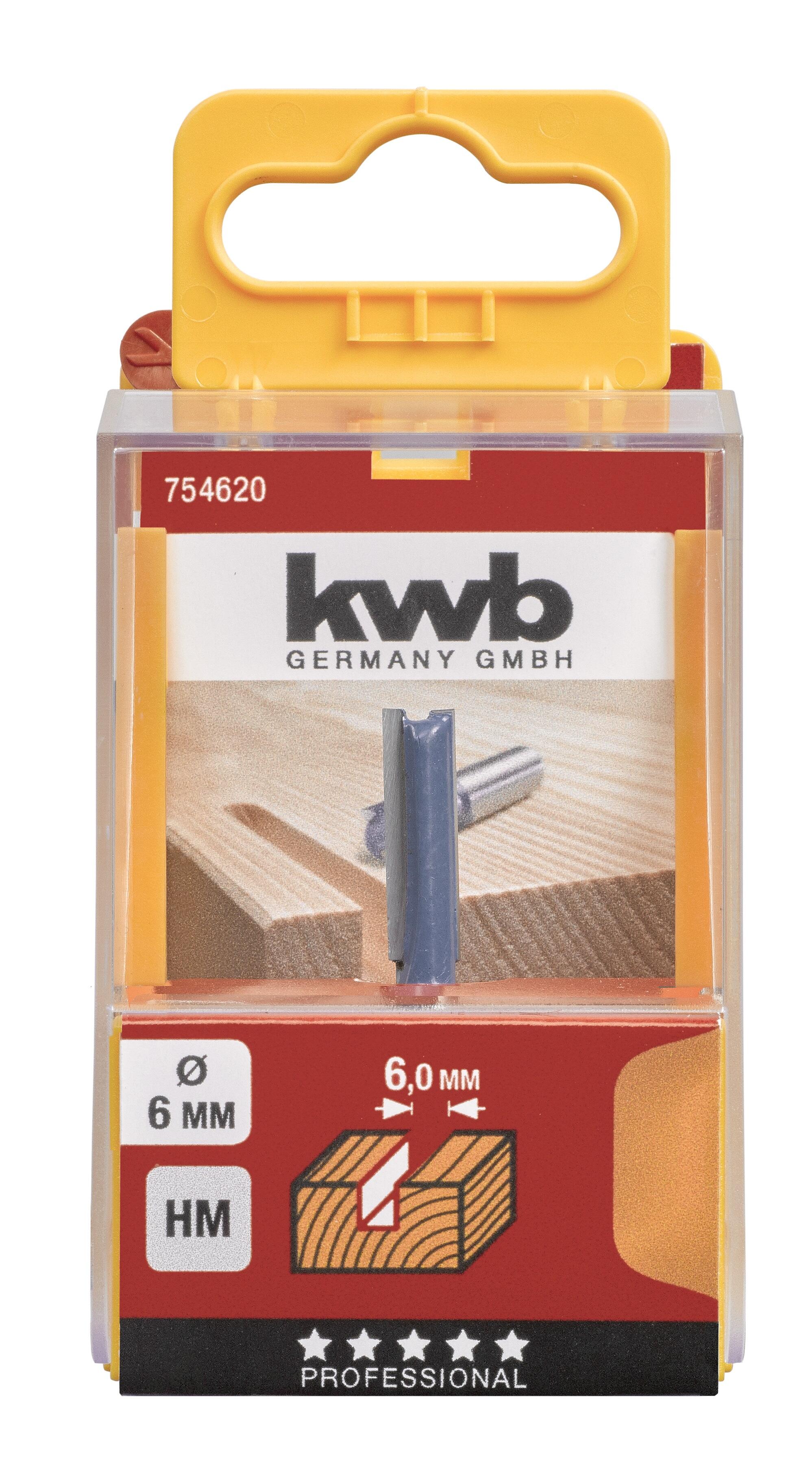 Fresa de ranhuras KWB D6X8MM - 2