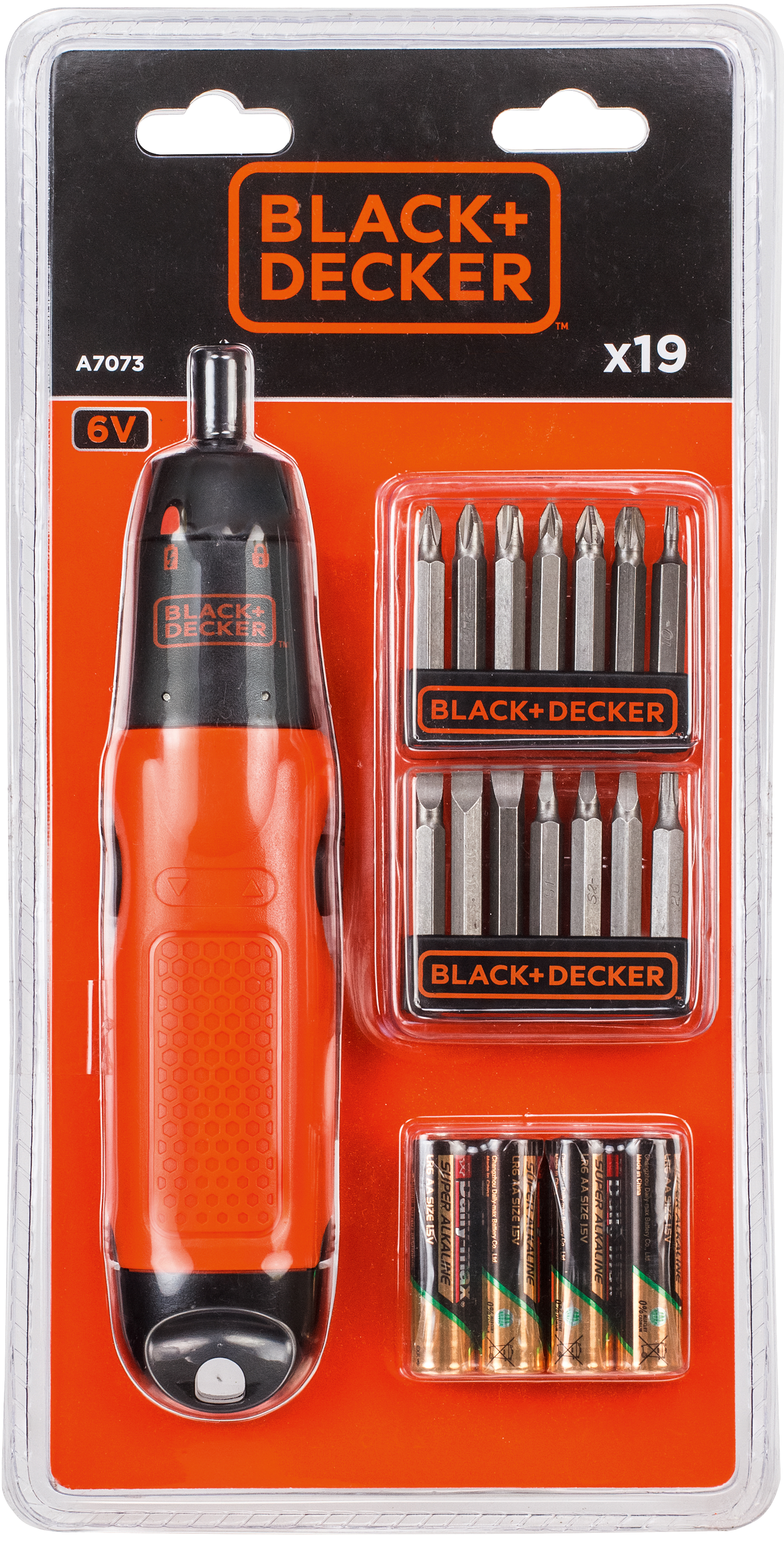 Avvitatore a batteria BLACK + DECKER A7073-XJ 6V 4Ah, 4 batterie - 2