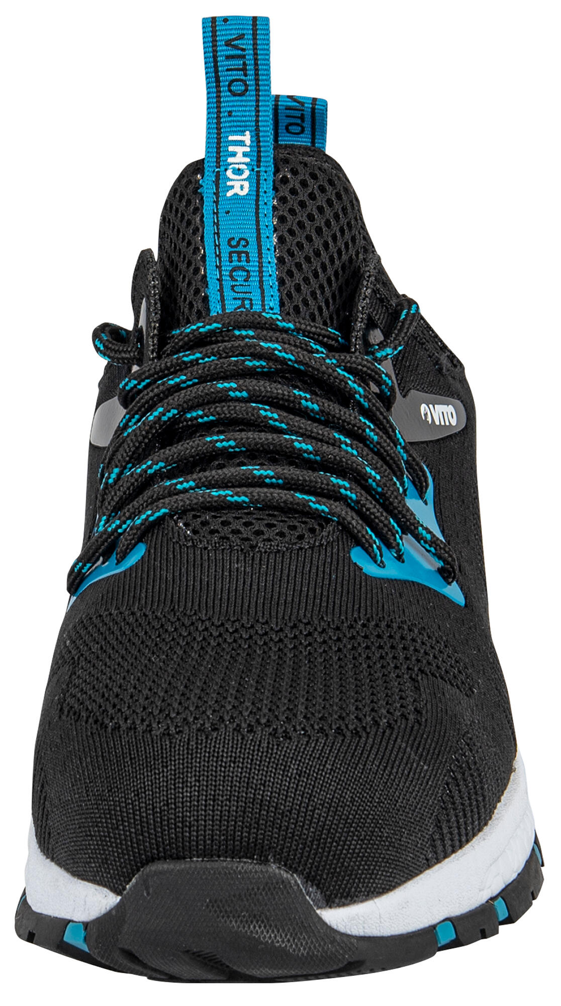 Sapato de segurança preto e azul S1P tamanho 45 Vito Thor - 8