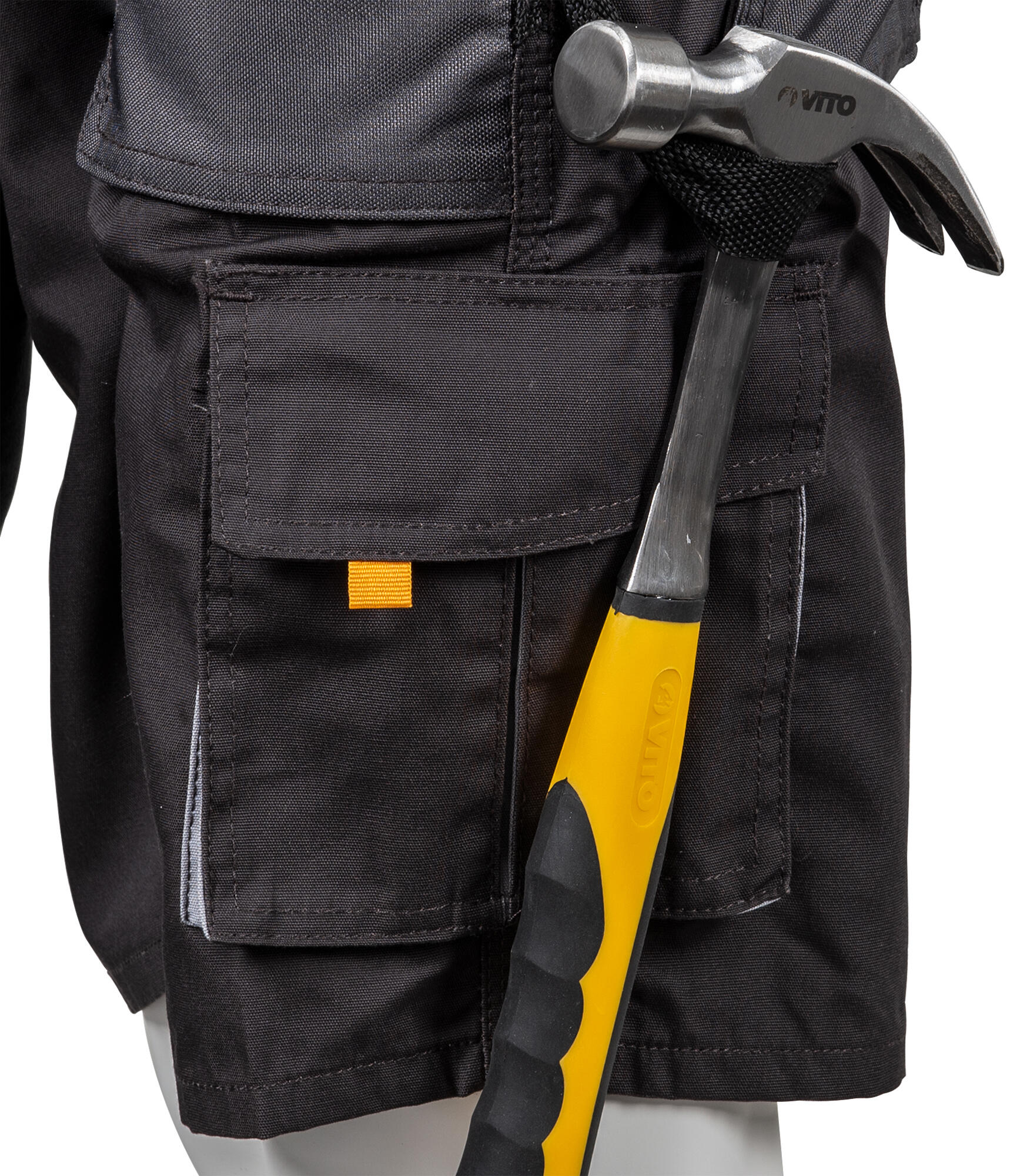 Bermudas de trabalho cinza tamanho 40 Vito Comfort Plus - 3