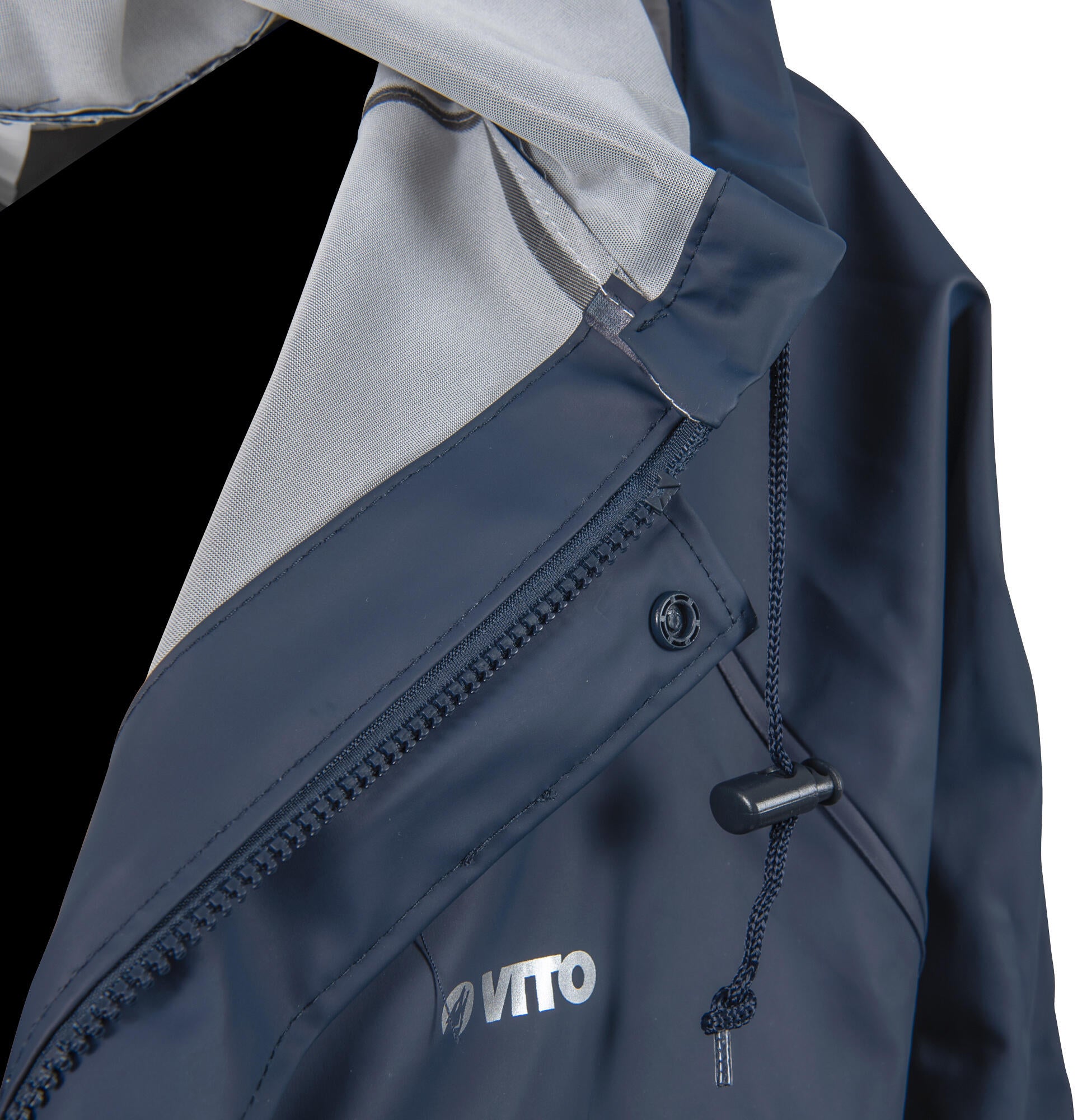 Fato impermeável para chuva azul tamanho M Vito VIFPU - 3