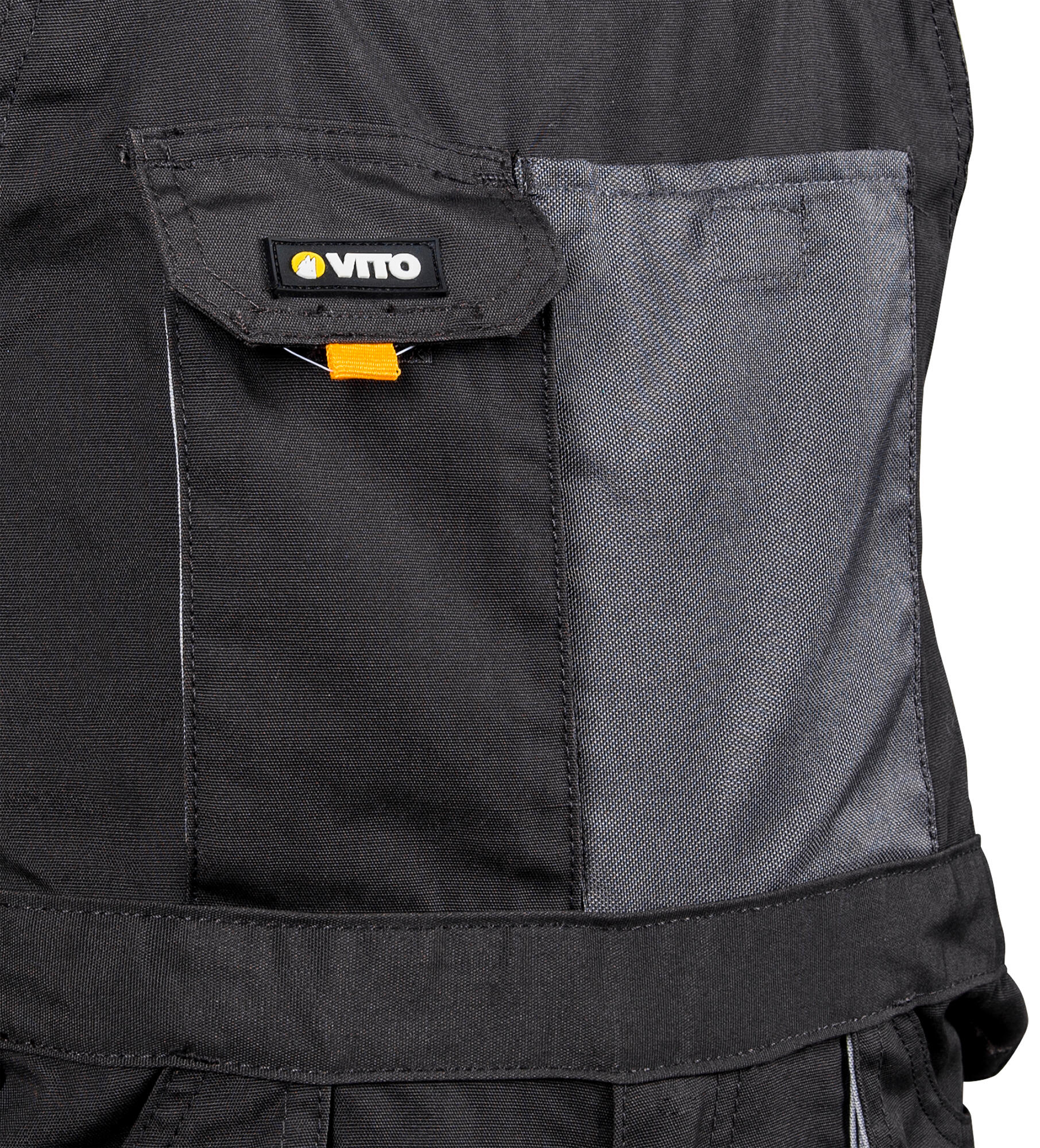 Jardineira de trabalho cinza tamanho 46 Vito Comfort Plus - 6