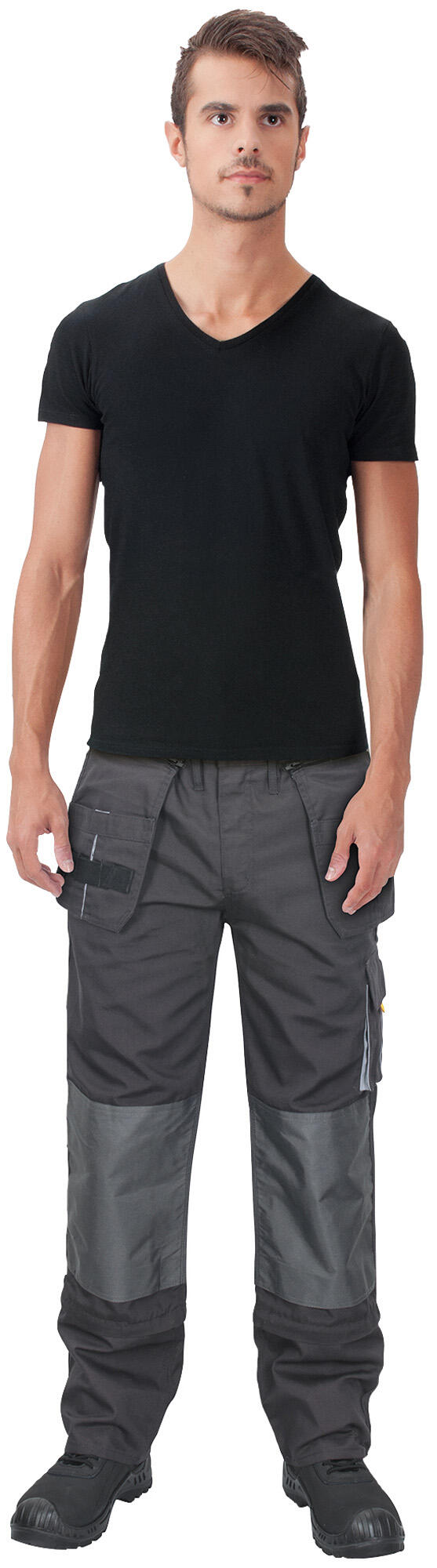 Calças de trabalho cinza tamanho 48 Vito Comfort Plus - 2