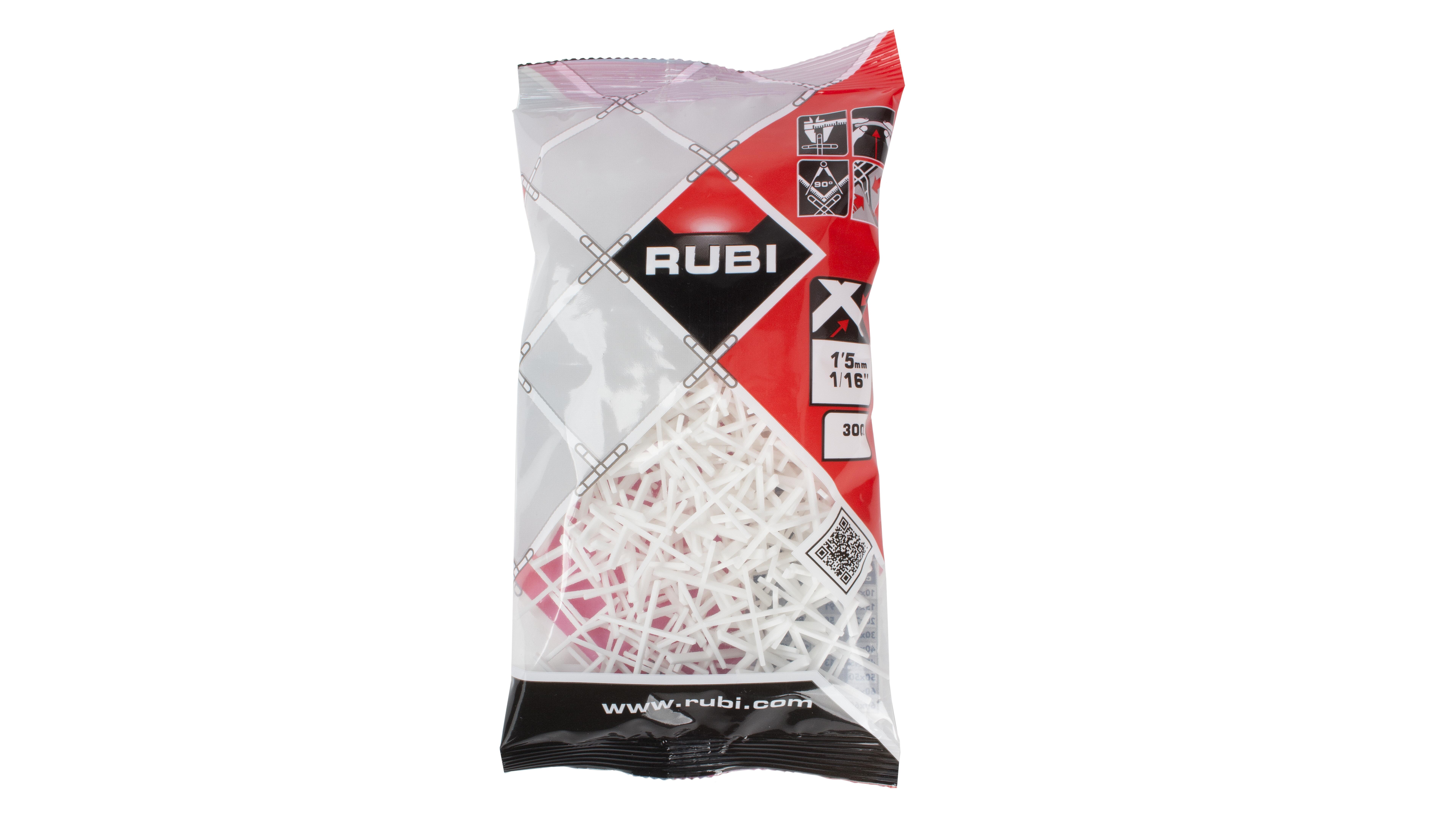 Bolsa 300 cruzetas 1,5 mm Rubi - 2