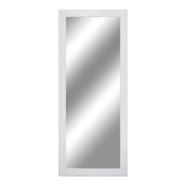 Specchio rettangolare in legno bianco 70 x 180 cm