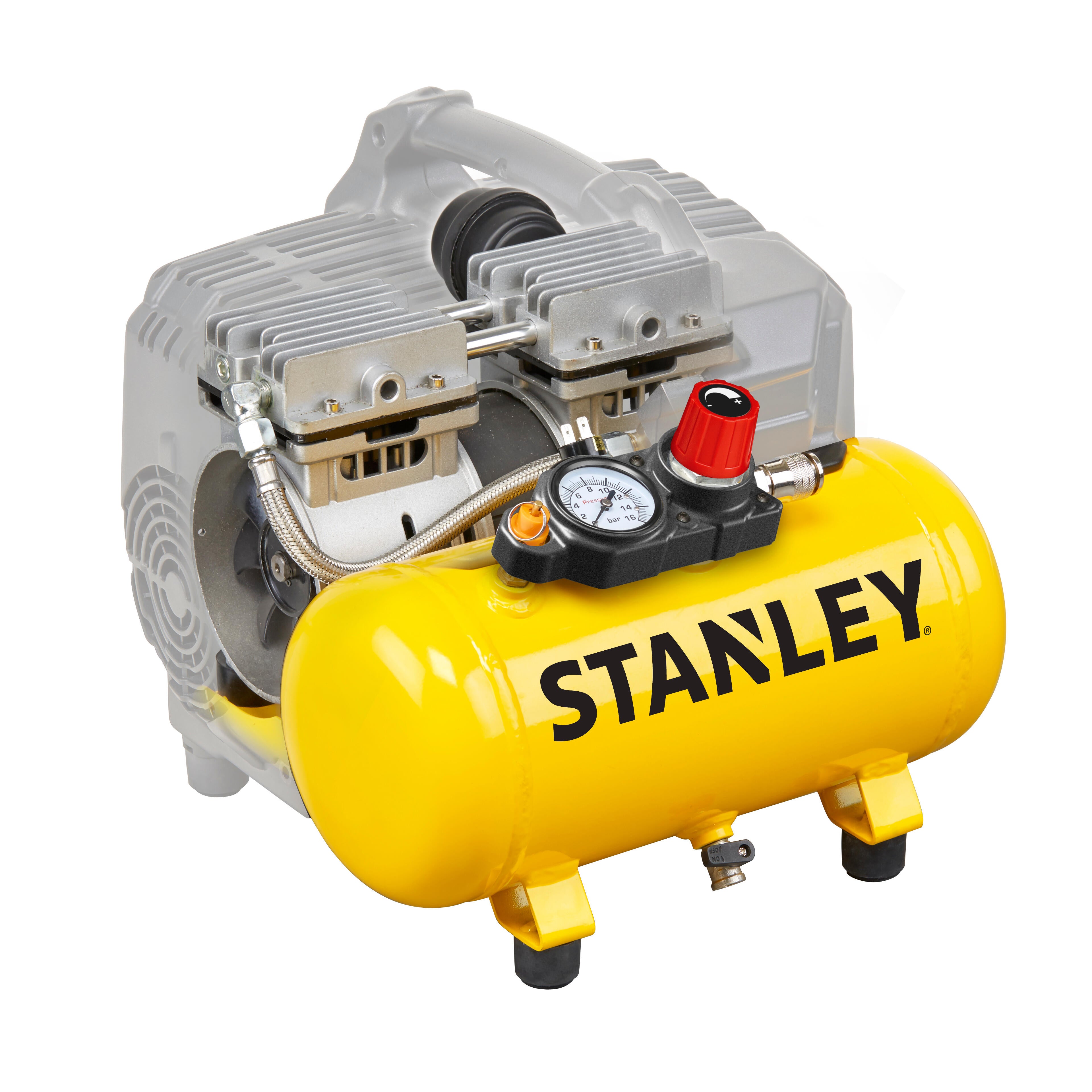 Compressor sem óleo Stanley DST 100/8/6 6L 1CV - 2