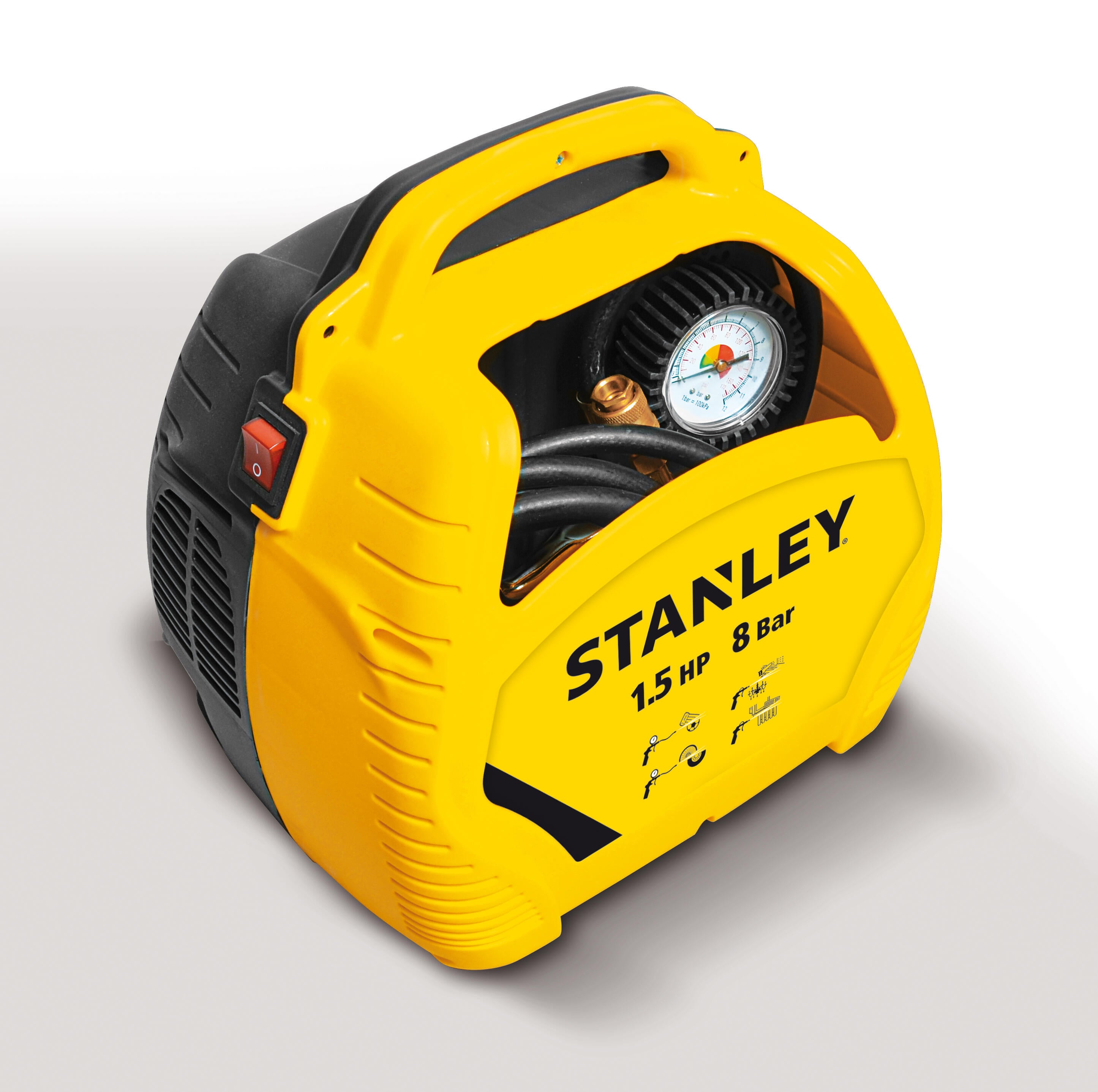 Compressor portátil 1.5 hp 8 bar Stanley 8215190STN595 - 3