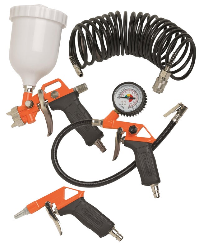 Conjunto de 4 acessórios para compressor Black + Decker 9045851BND