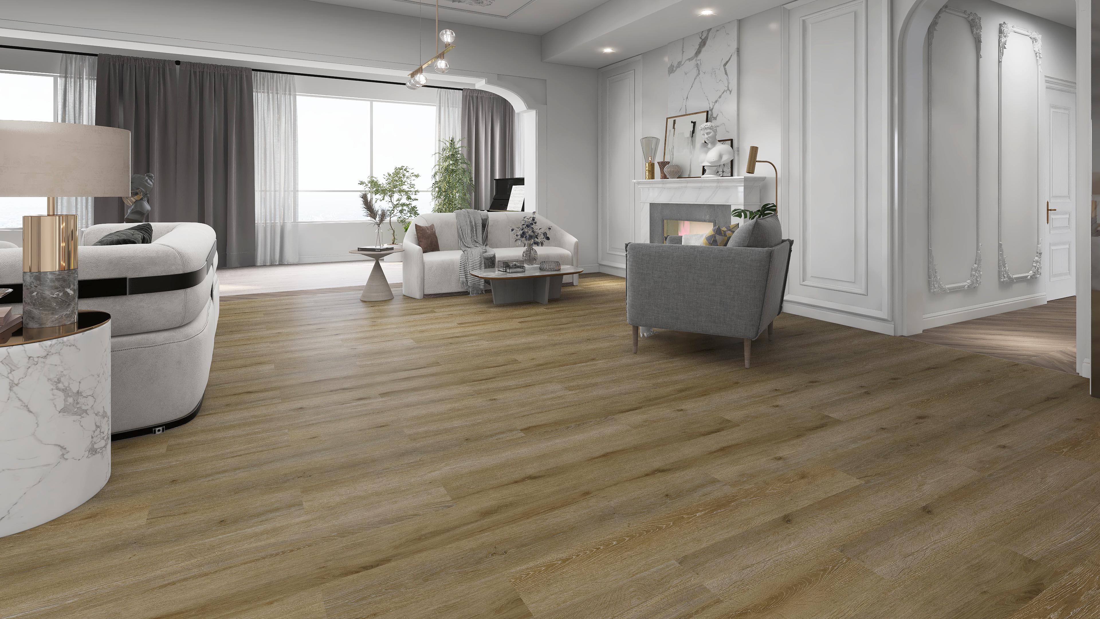 Pavimento vinílico SPC click flutuante Caravel Iberian Ribadão 6,5 mm com base NAT357 - 2