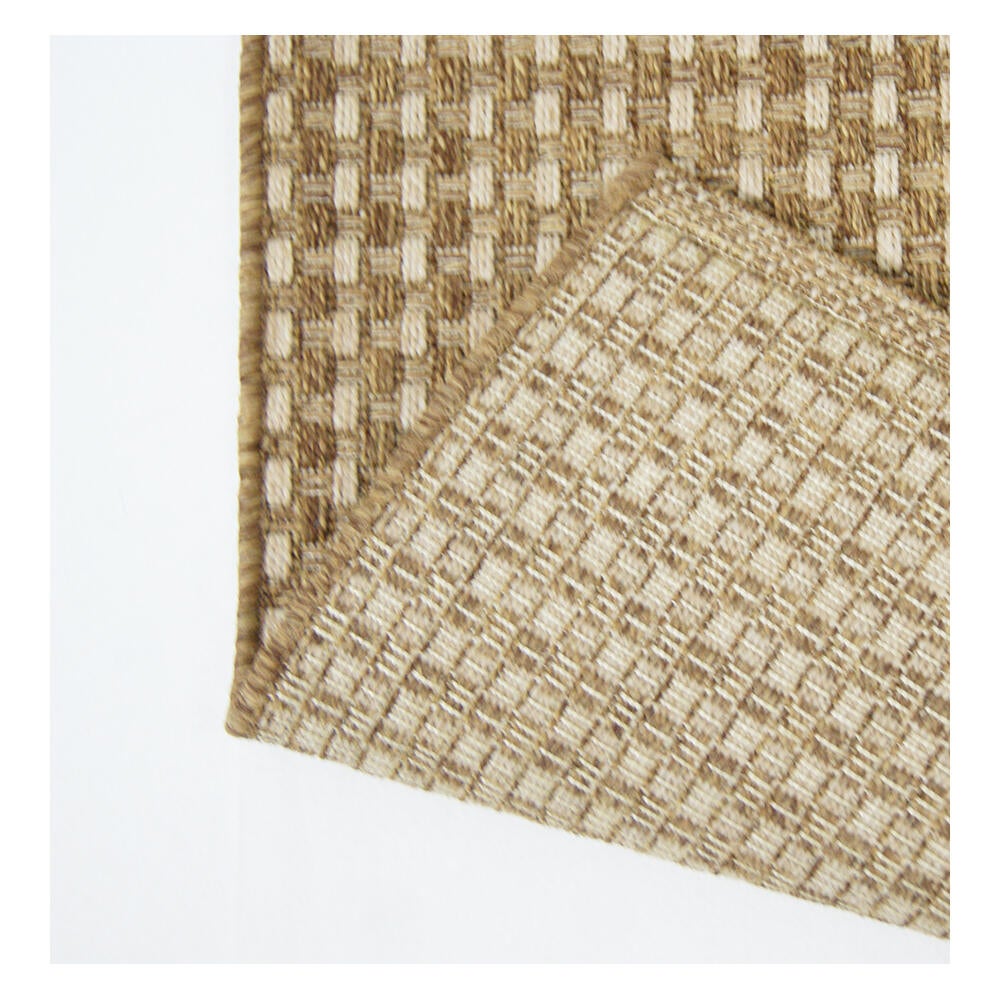 Tapete de exterior Tatami 160x230cm bege/castanho - 3