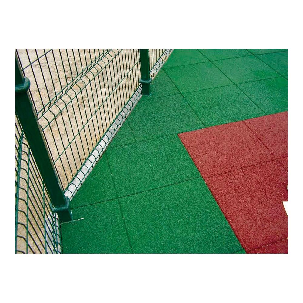 Pavimento de borracha SBR 50X50 CAUTCHU vermelho 20MM - 4