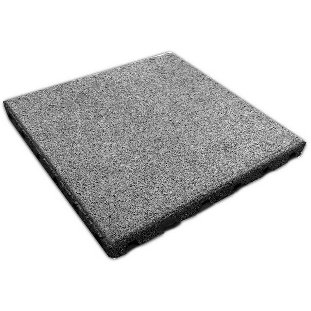 Pavimento de borracha CAUTCHU PRETO 43 MM