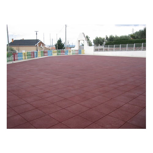 Pavimento de borracha CAUTCHU VERMELHO 20MM - 2