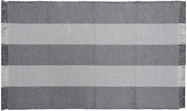 Tapete algodão MIRA RISCA 60X100CM ANTRACITE/PRATA
