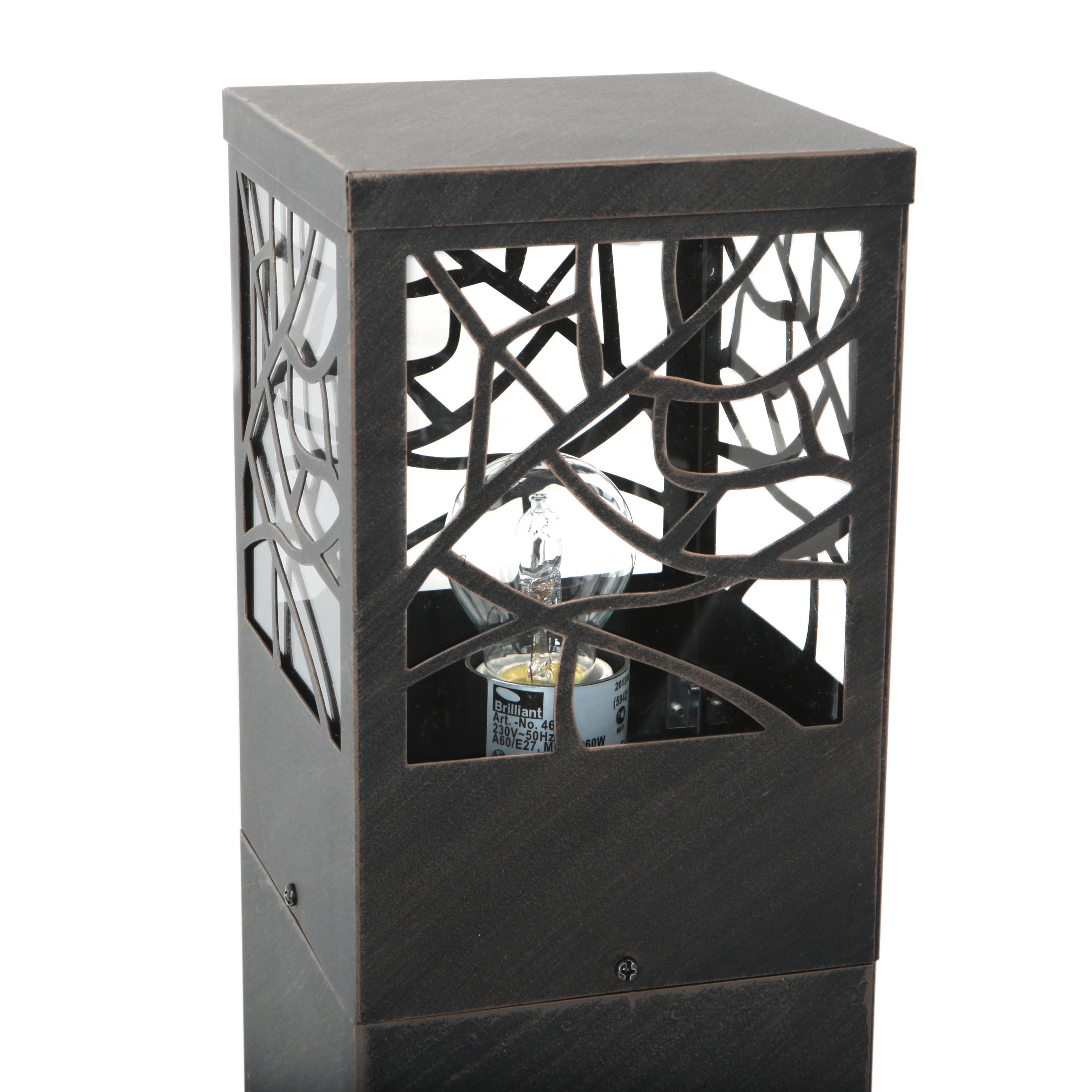 Lampione da giardino, Whitney H 59 cm, ruggine, IP44 - 6