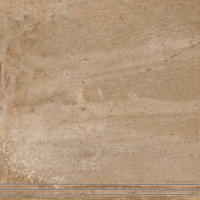 Degrau cerâmico 33X33CM COTTO ANTIDERRAPANTE BEGE