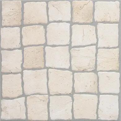 Pavimento cerâmico Calçada Chiado branco 33x33 cm - 2