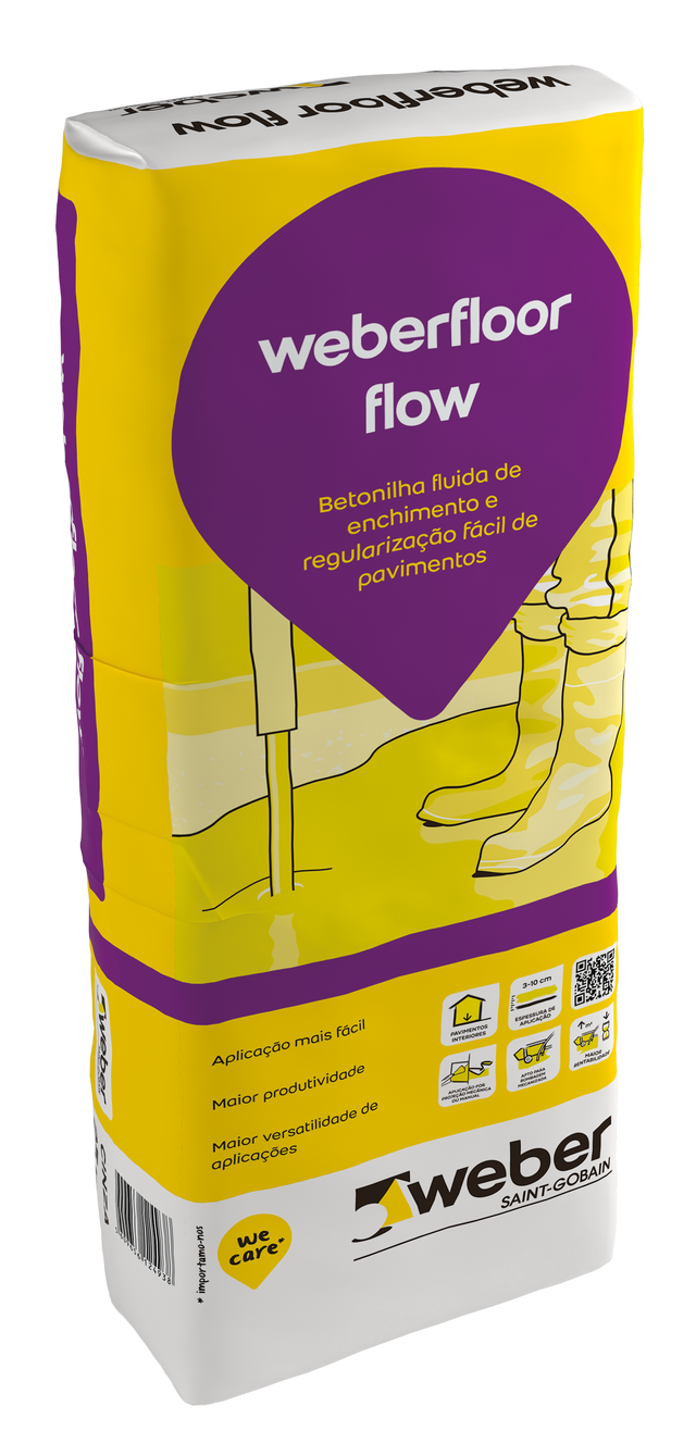 Betonilha fluida WEBERFLOOR FLOW 25KG
