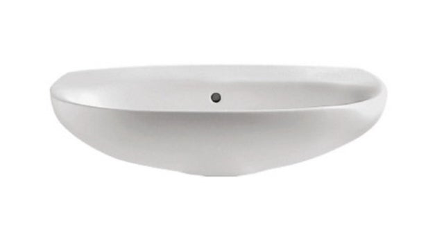 Lavatório de coluna polo zoom 52x40cm branco Roca Polo