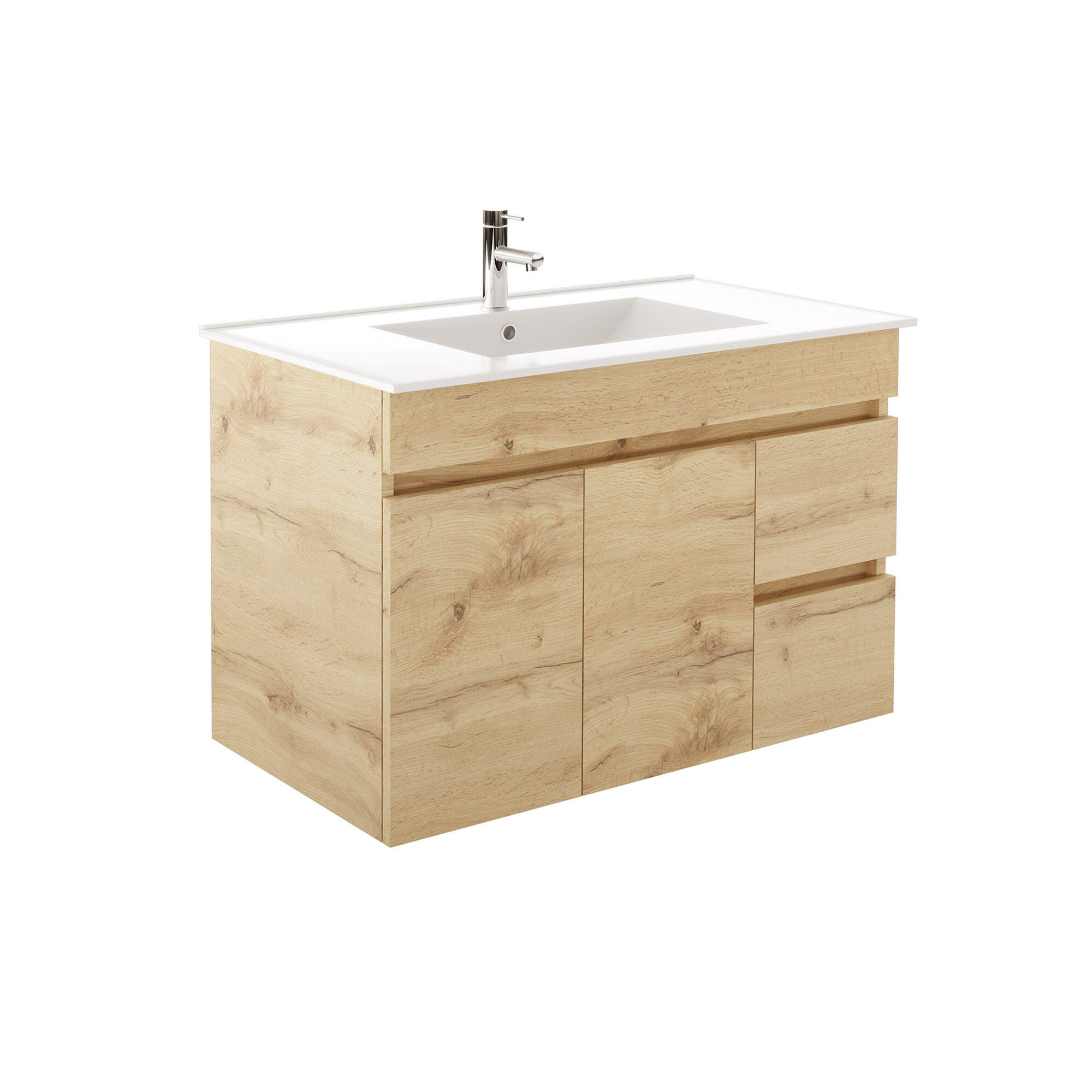 Móvel de casa de banho ZEUS CARVALHO NATURAL 80 - 3