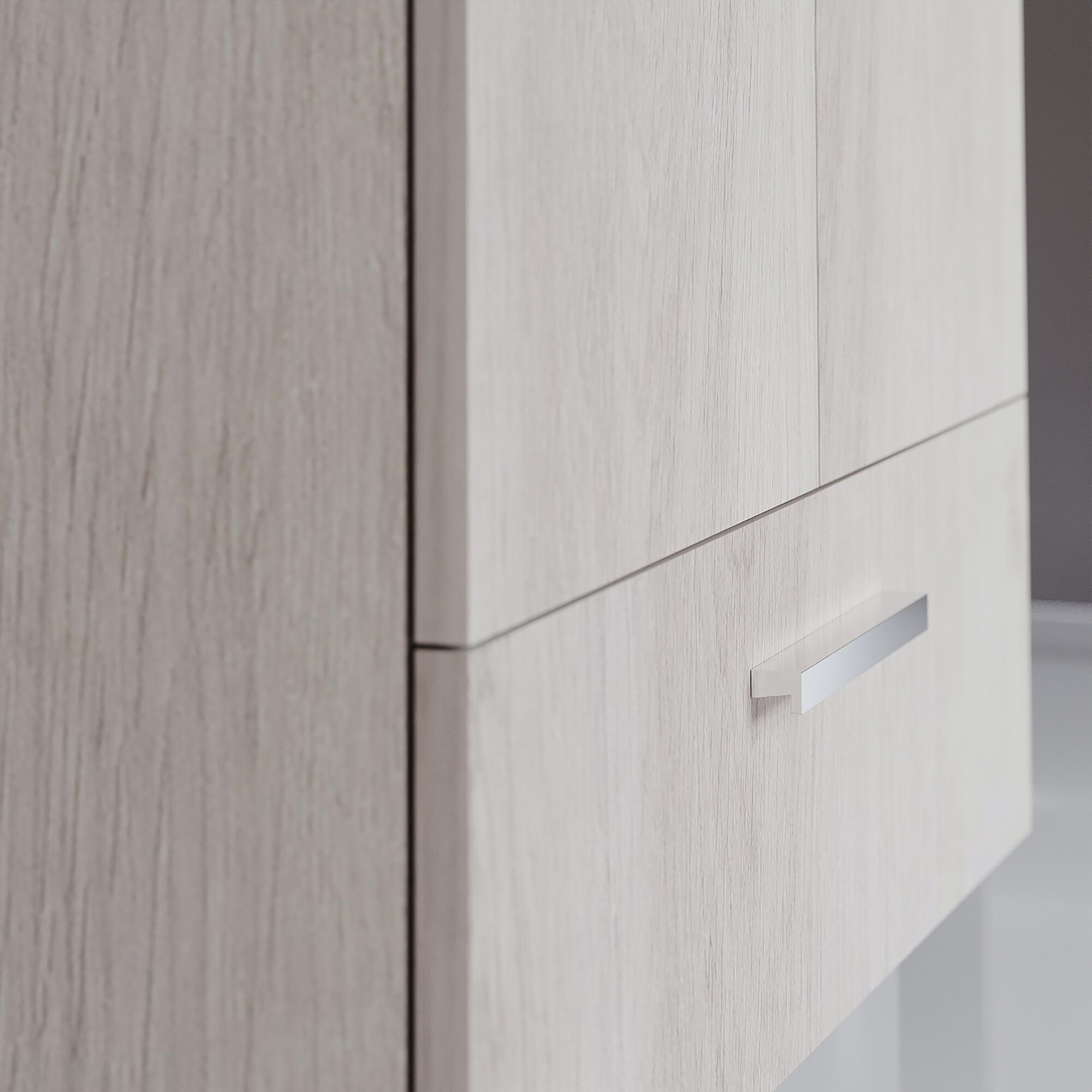 Móvel com lavatório ARRÁBIDA 80 CM CARVALHO CINZA - 4