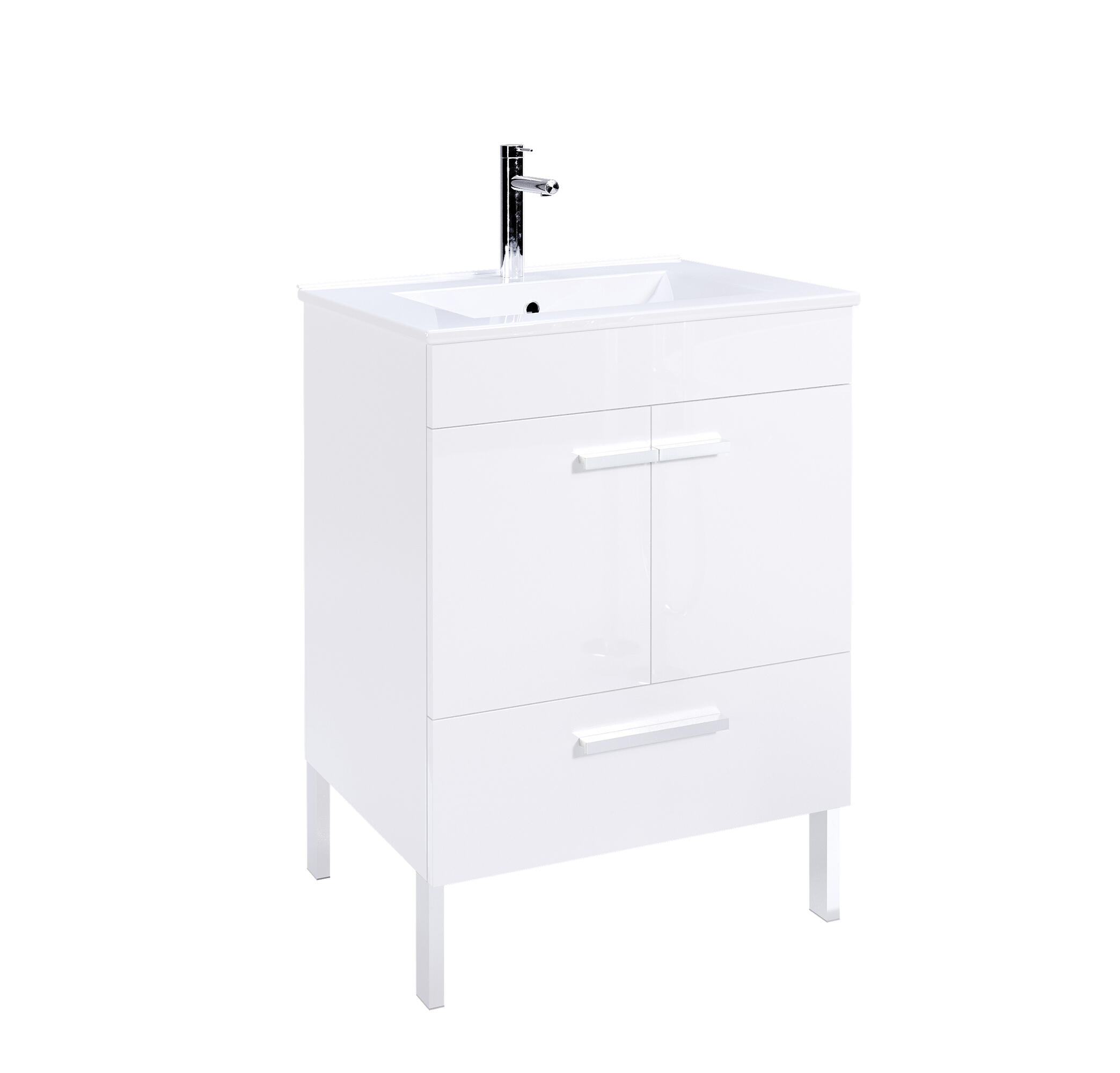 Móvel com lavatório ARRÁBIDA 60 CM BRANCO - 2